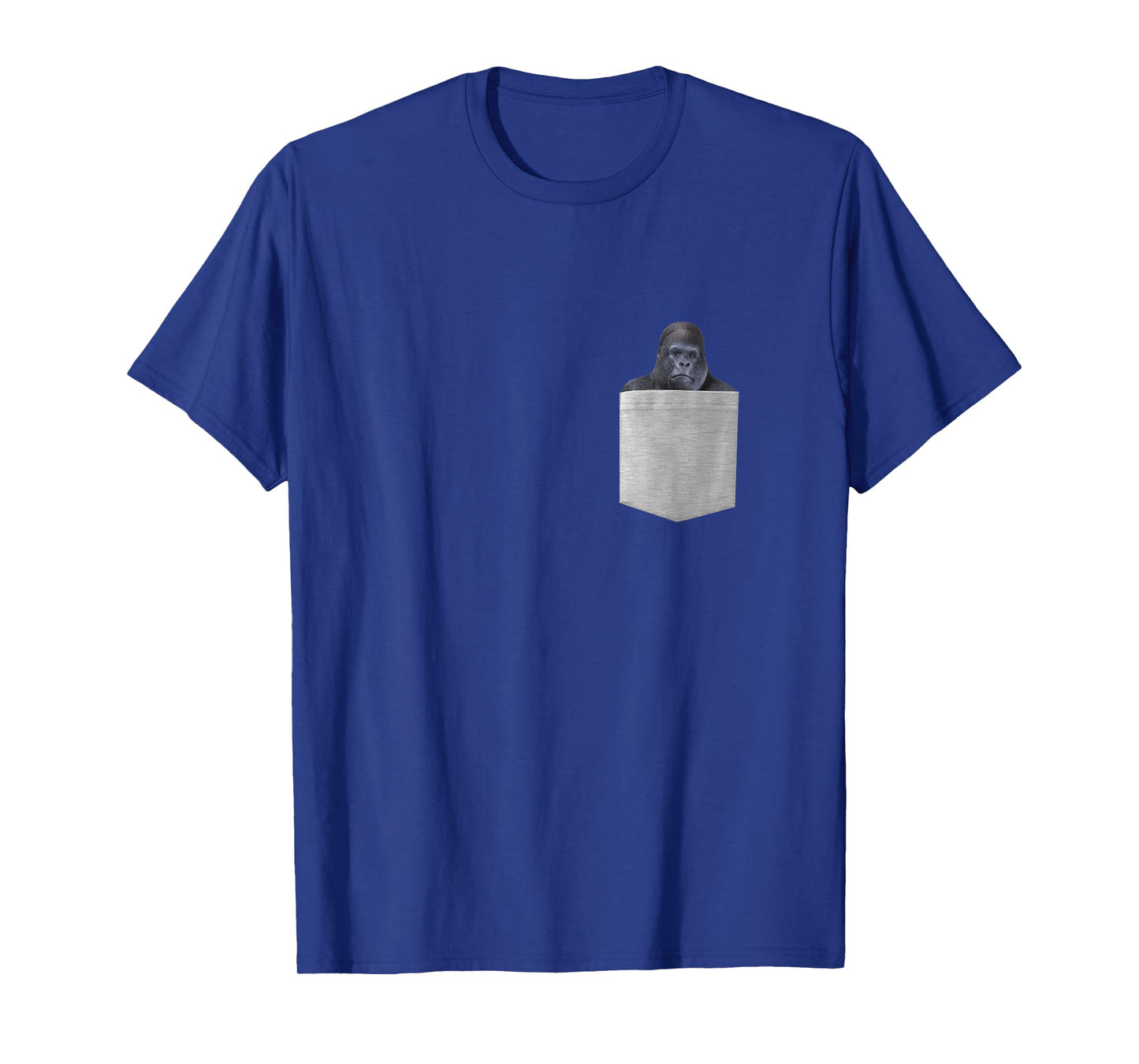 Gorilla In Your Pocket Funny Peeking Ape Monkey Wildlife T-Shirt