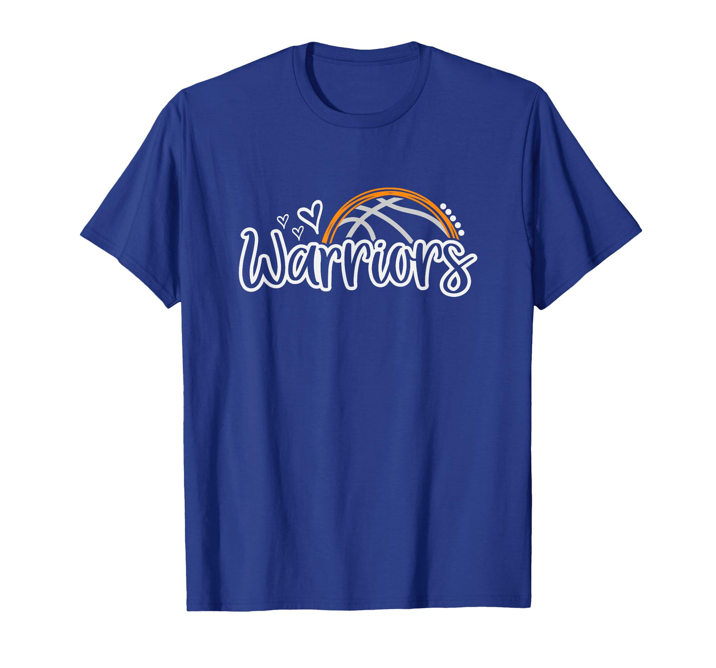Basketball Warriors School Sports Fan Team Spirit T-Shirt