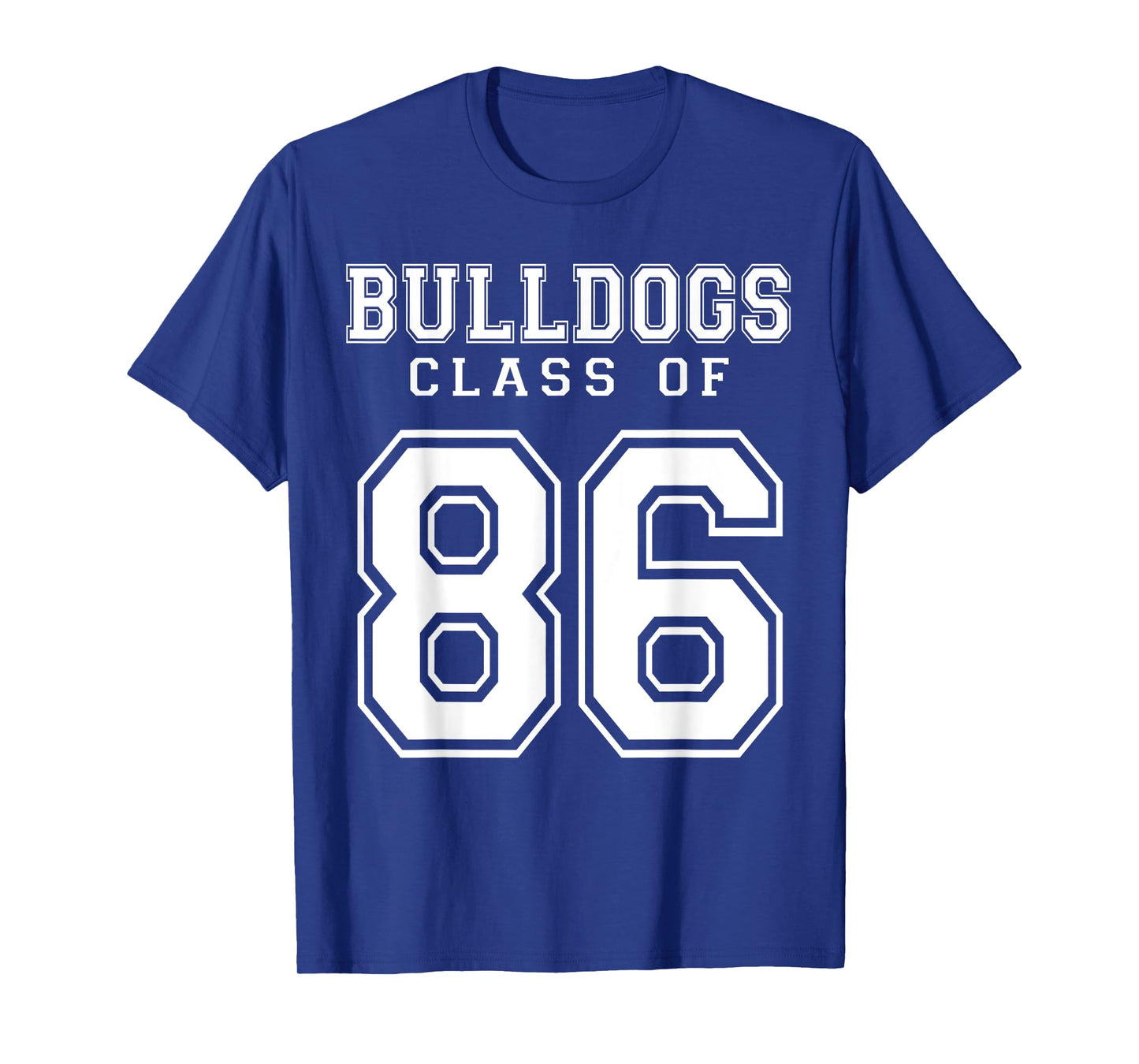 Class Of 1986 Bulldogs Custom Graduation Senior Personalized T-Shirt