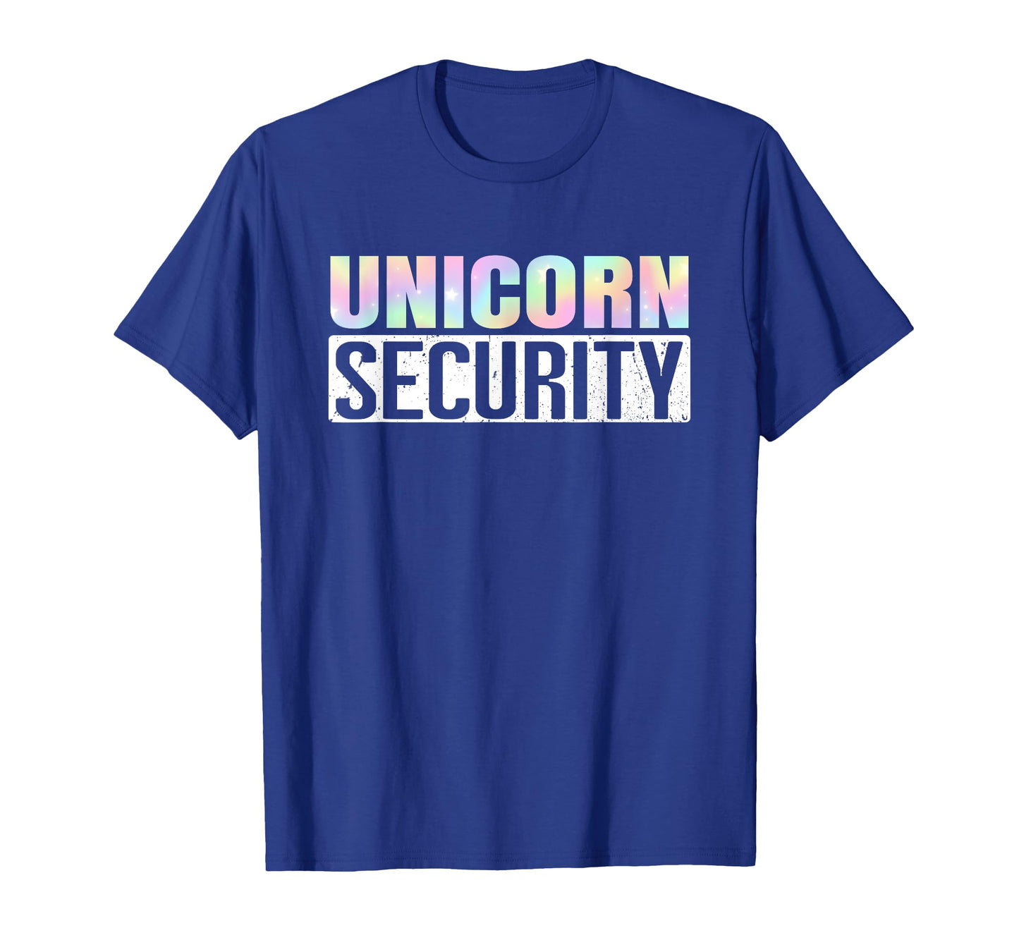 Halloween Mom Dad Daughter Adult Costume Unicorn Security T-Shirt