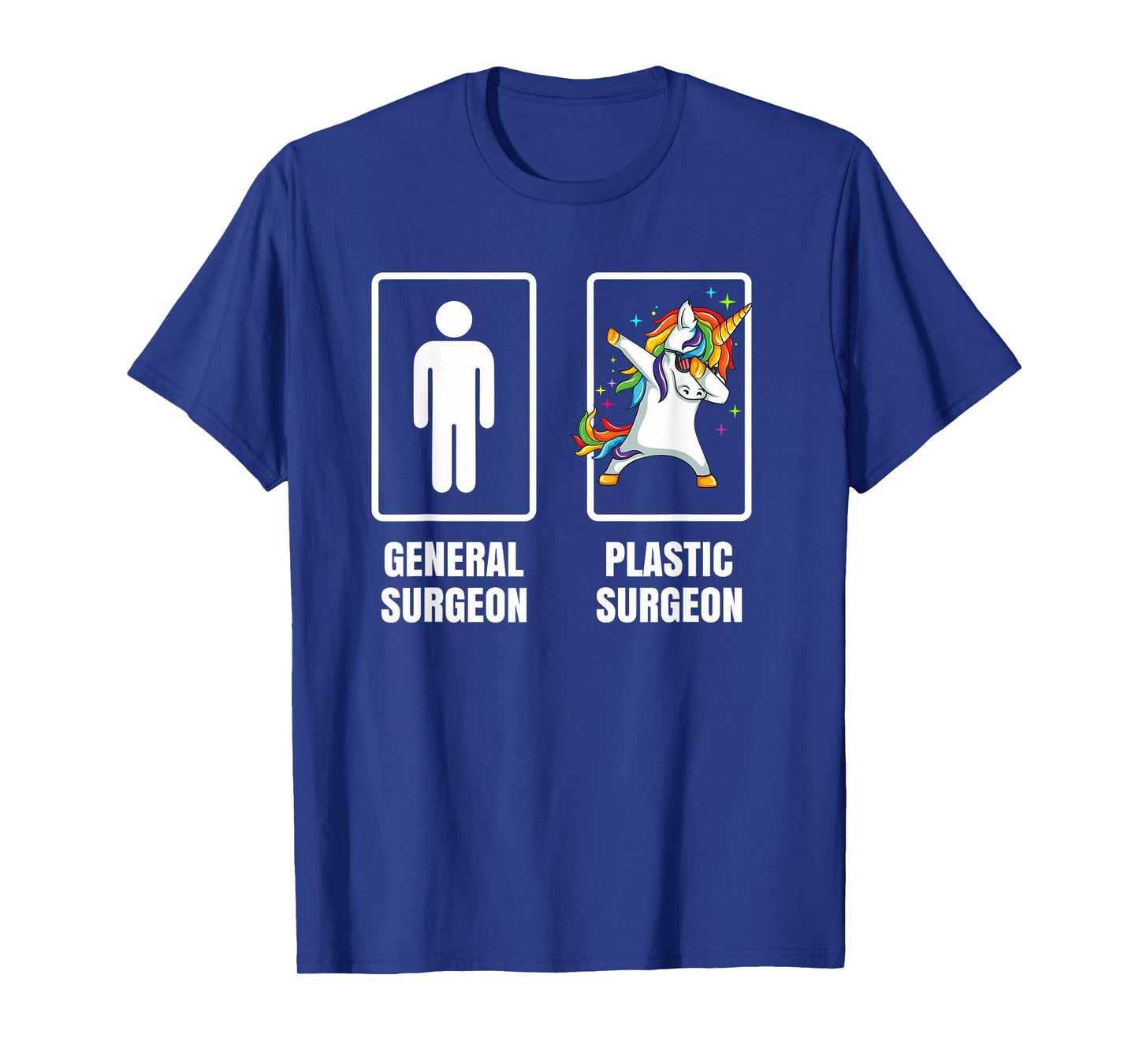 Dabbing Unicorn Plastic Surgeon Surgery Doctor Physician T-Shirt