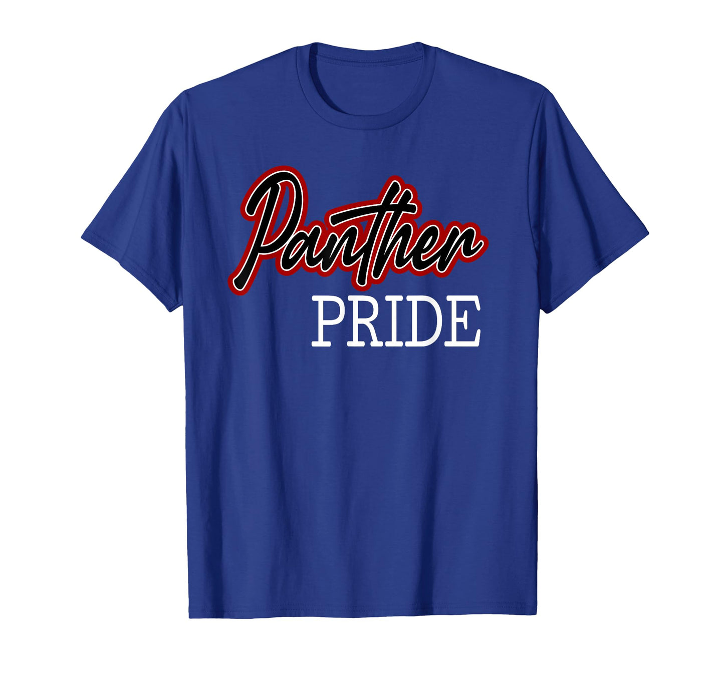Panther Pride Red Black Panthers School Spirit Mascot Paw T-Shirt