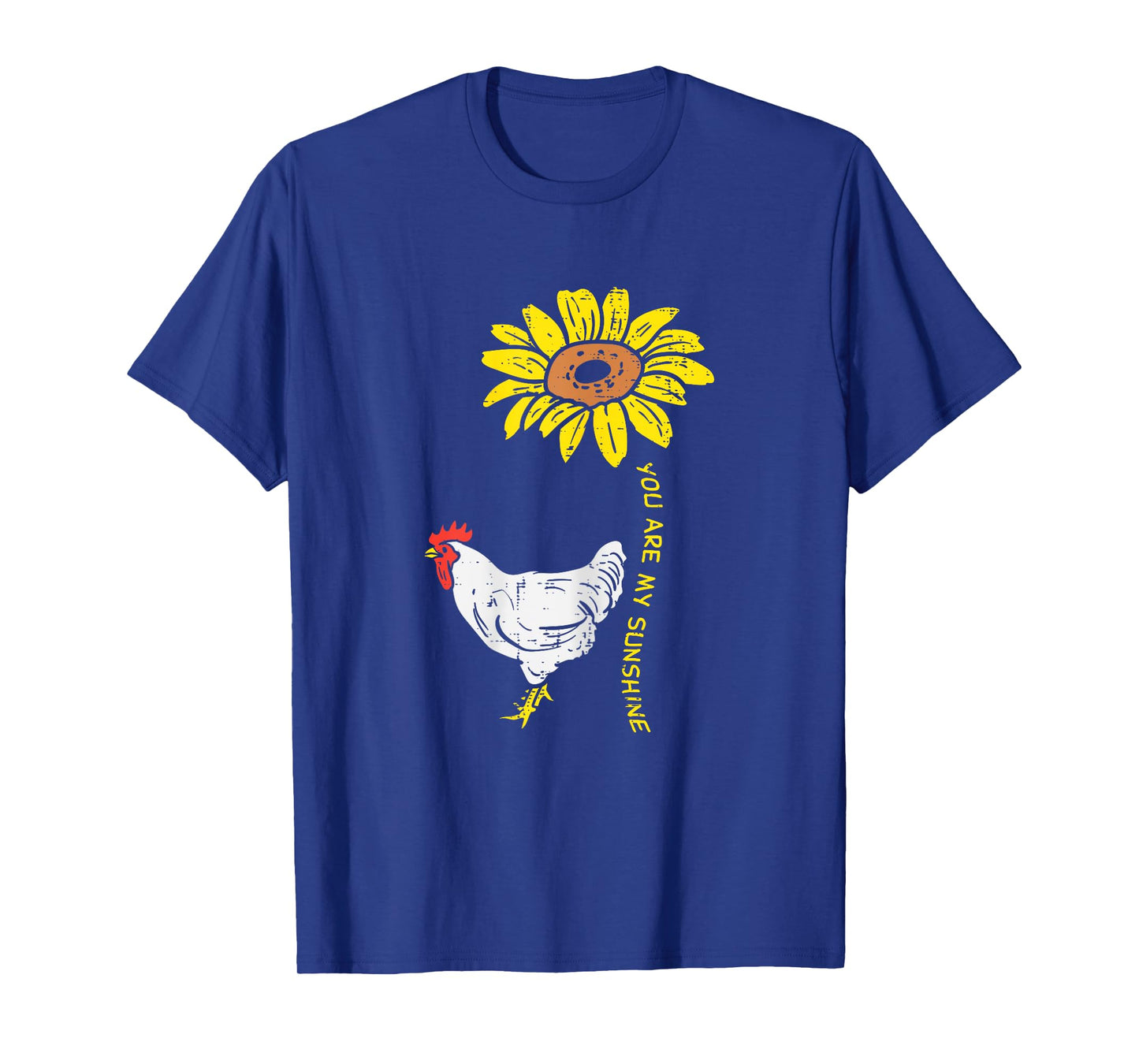 Sunshine Sunflower Chicken Farm Animal Farming Farmer Gift T-Shirt