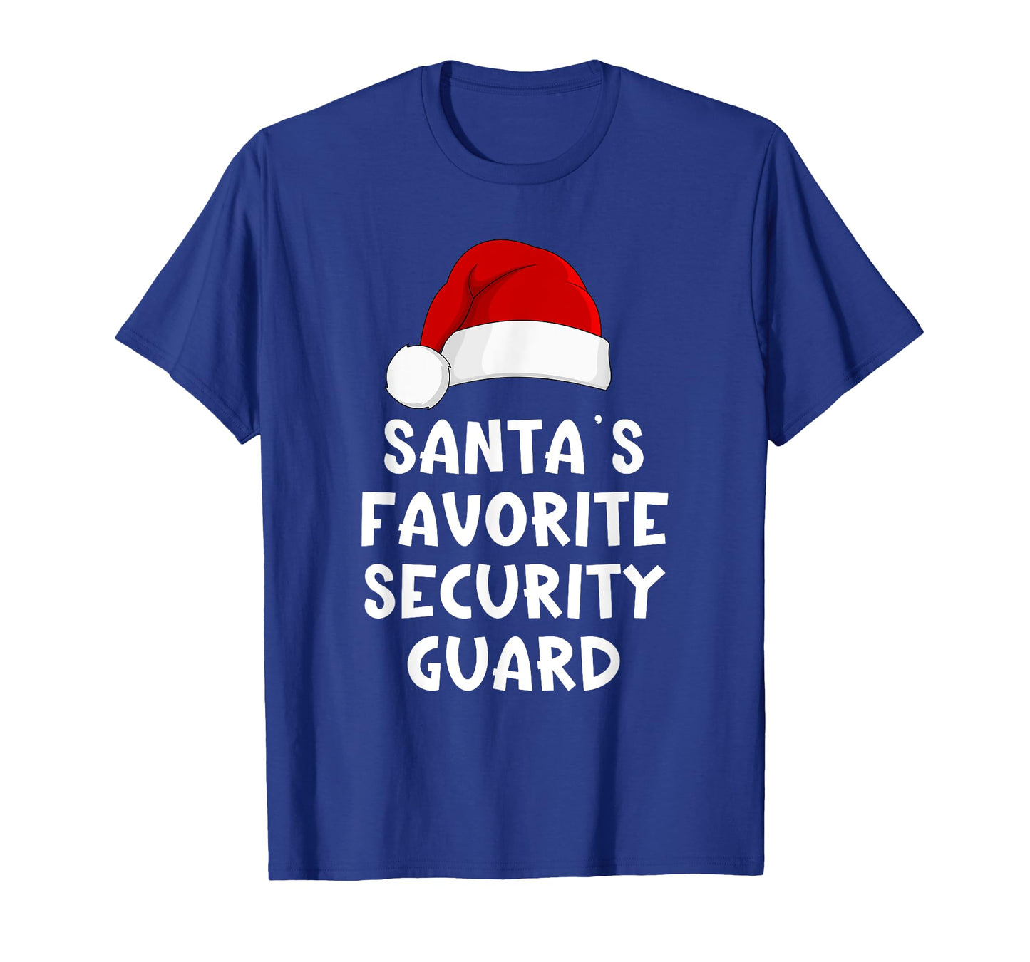 Christmas Santa's Favorite Security Guard Funny Xmas Pajama T-Shirt