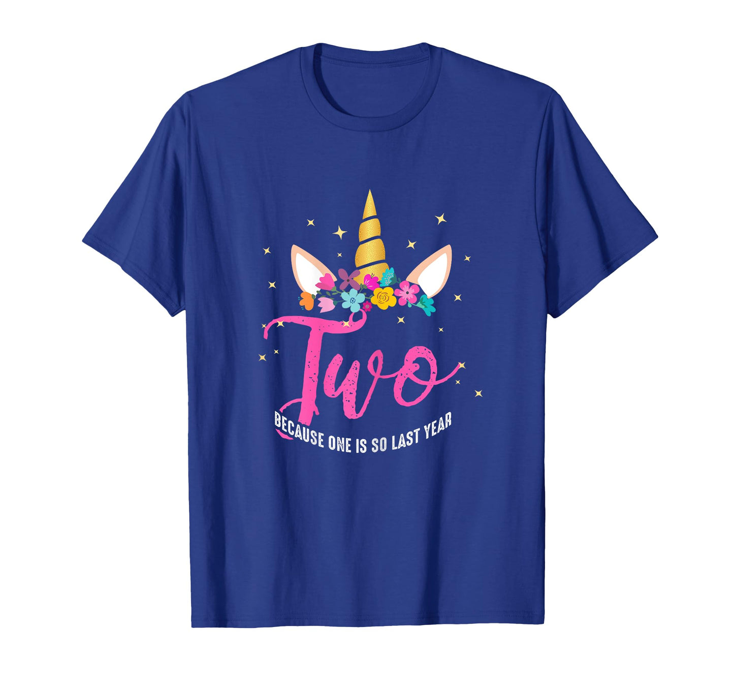 2 Years Old Birthday Girl Gifts Unicorn 2nd Birthday T-Shirt