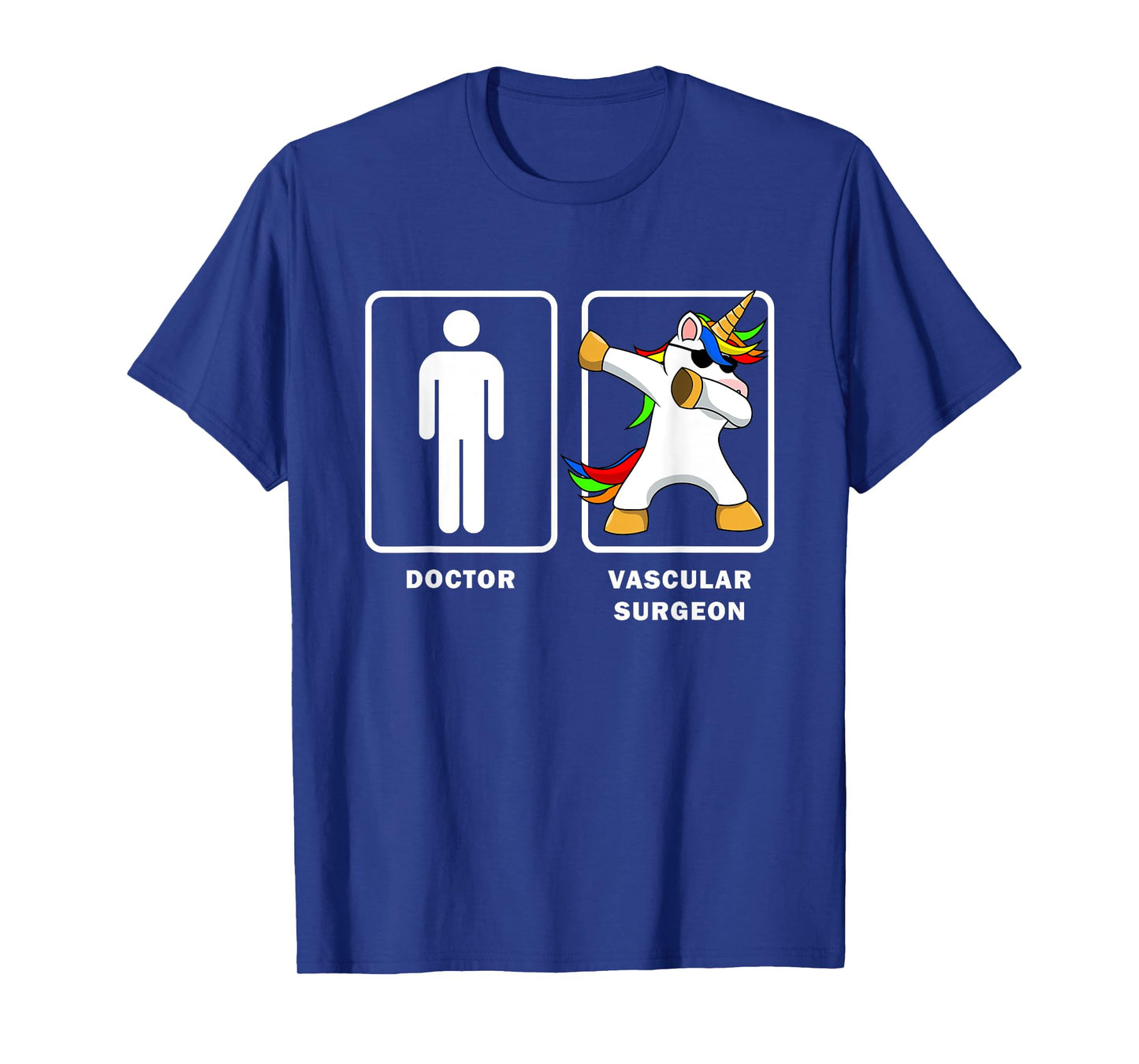 Vascular Surgeon VS Doctor Dabbing Unicorn Shirt Medical T-Shirt