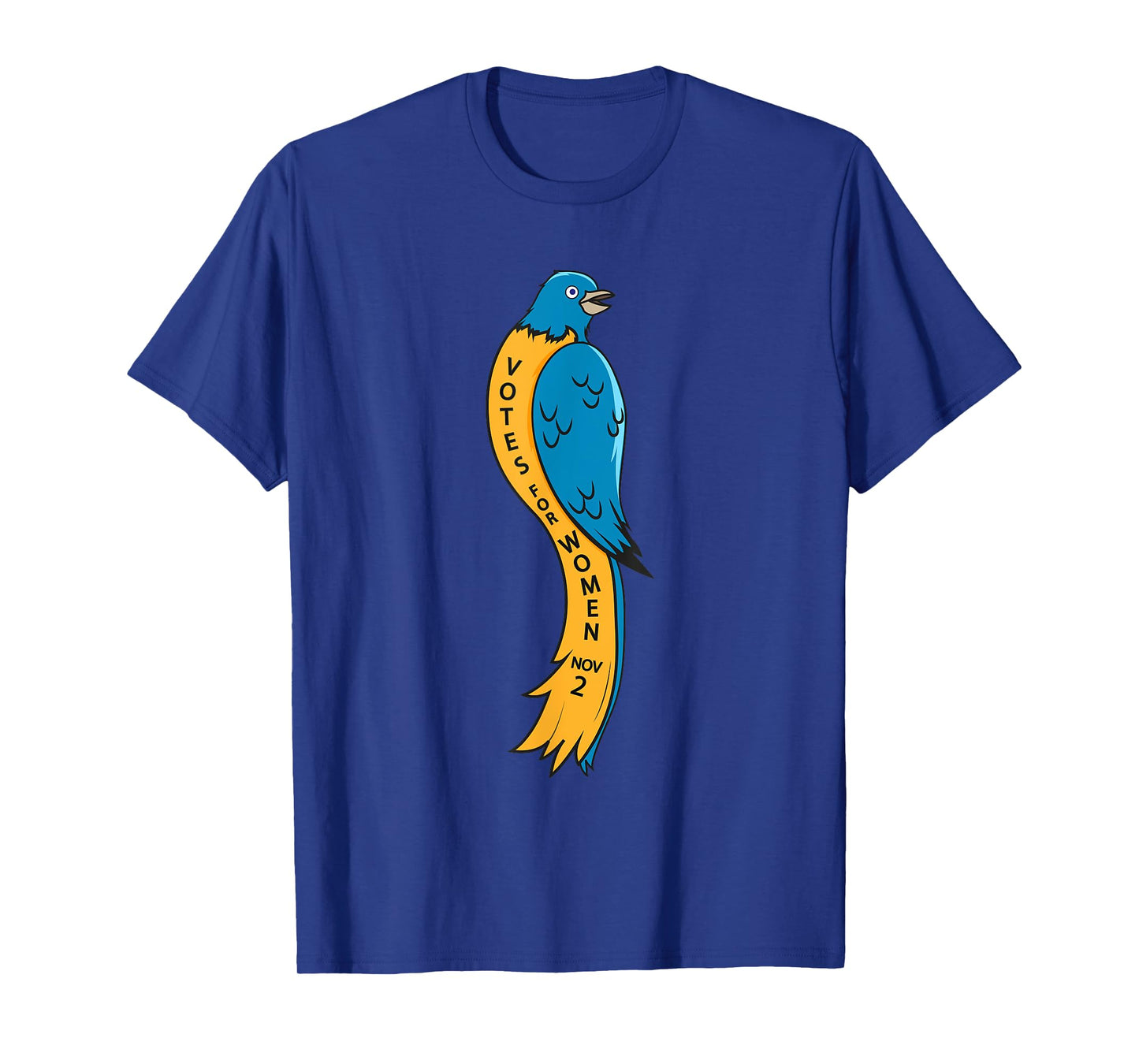 Votes For Women Suffrage Blue Bird 100 Years Feminist T-Shirt