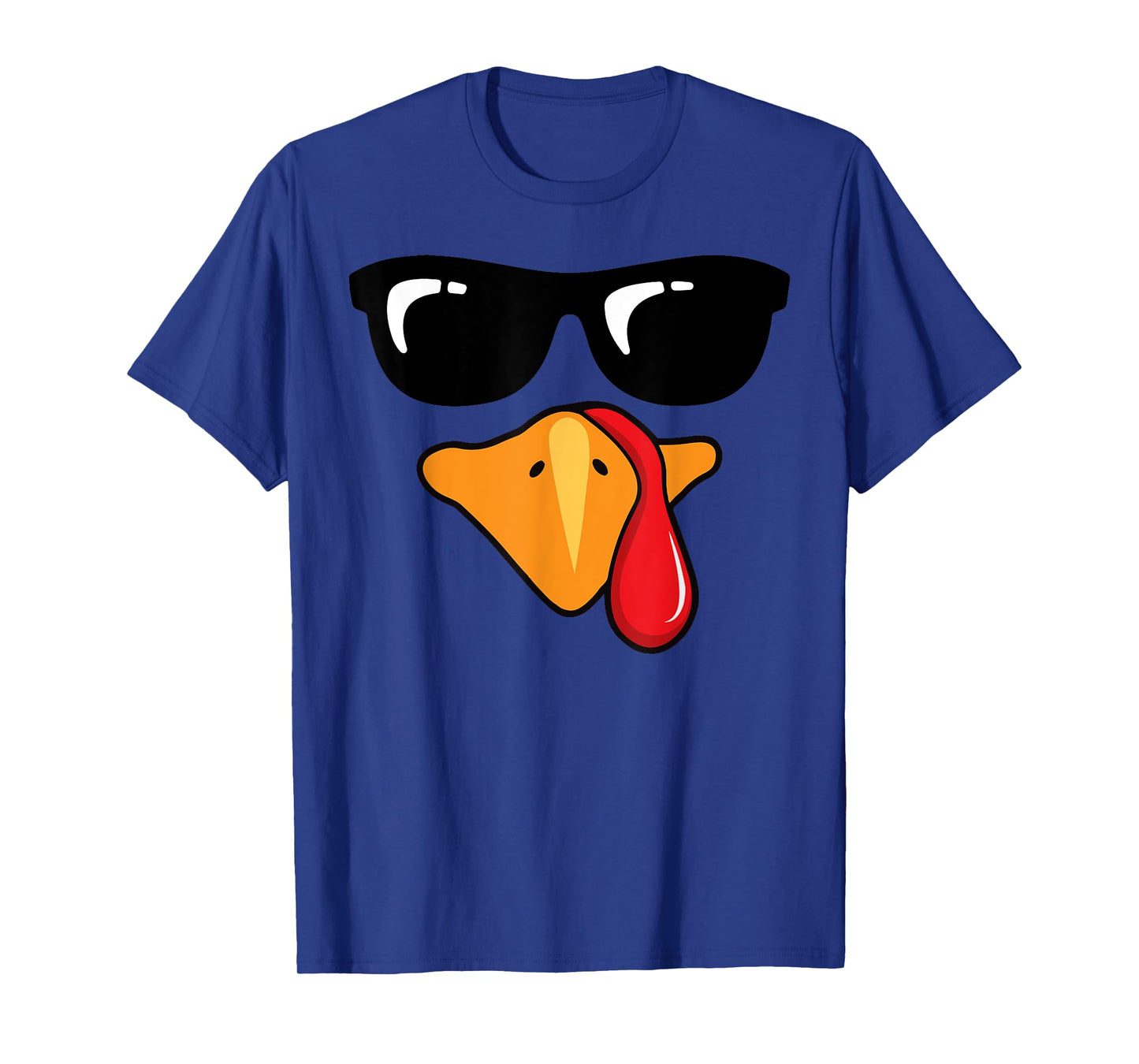 Coolest Turkey Face Funny Thanksgiving Day for Kids T-Shirt