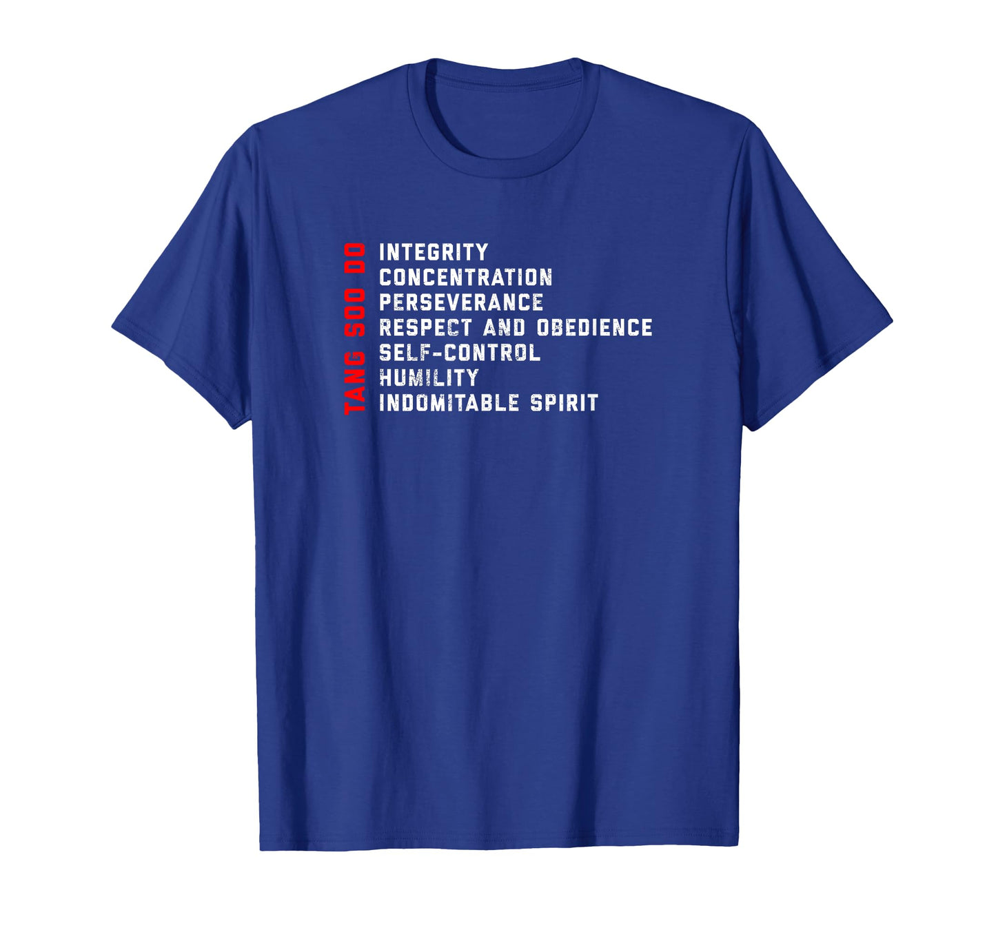 Tang Soo Do Martial Arts 7 Tenets T-Shirt