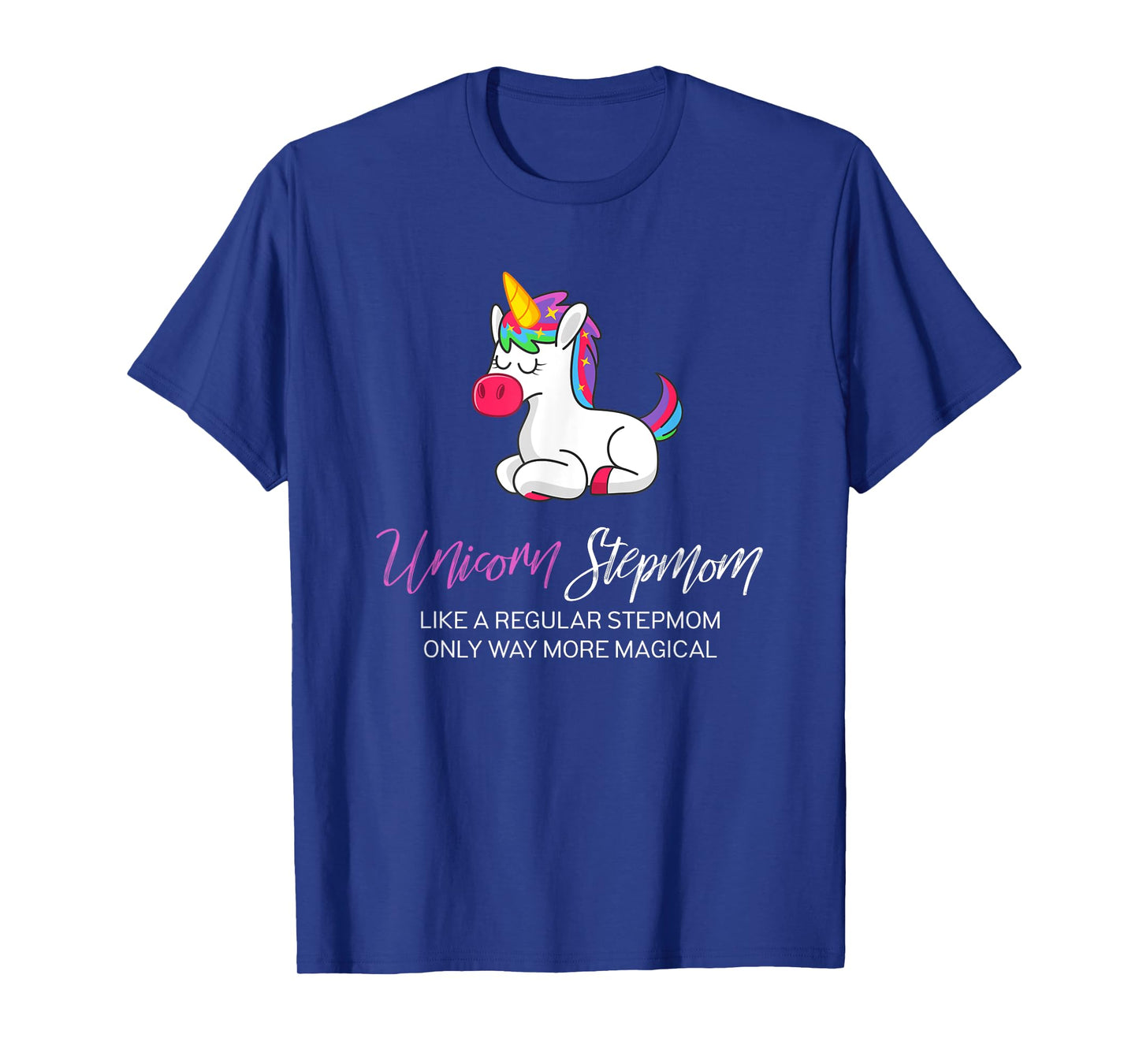 Unicorn StepMom Shirt, Step Mom of the Birthday Girl Shirt T-Shirt
