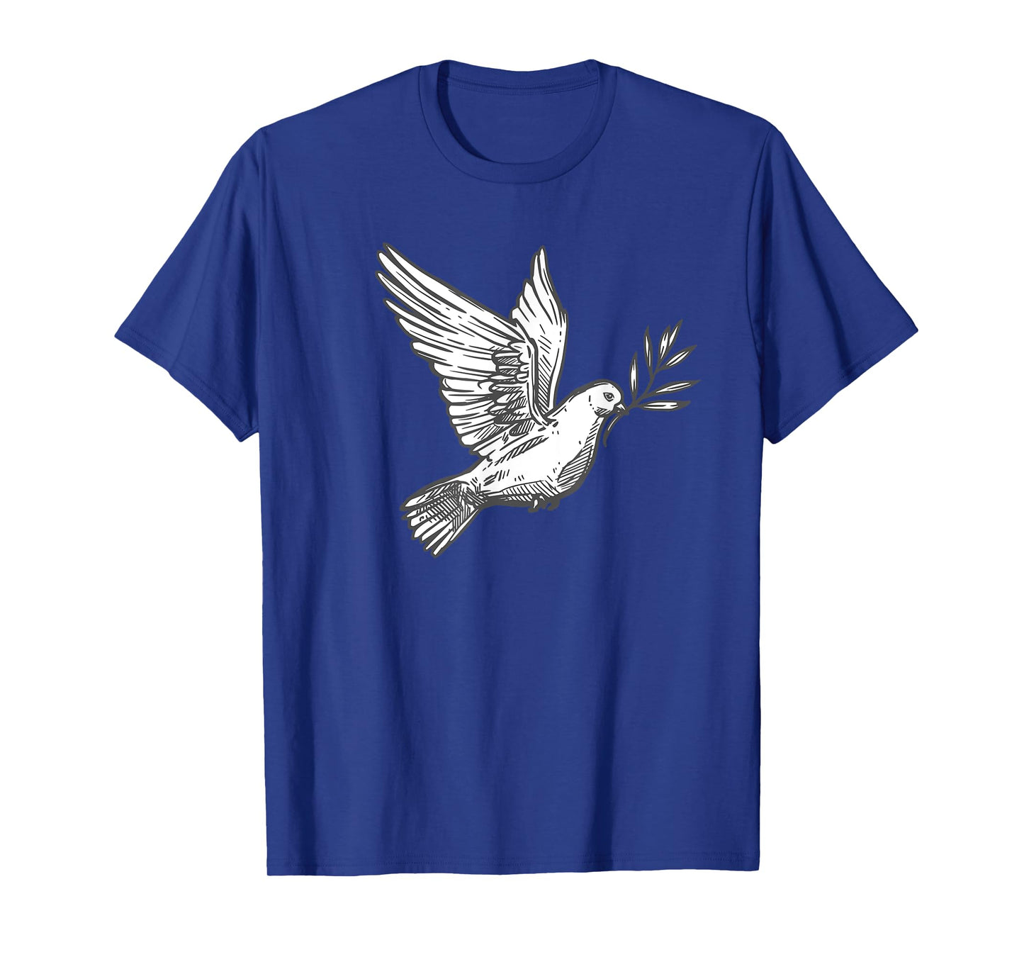 Flying Lonesome Peace Dove Pigeon Bird Lover Gift Men Women T-Shirt