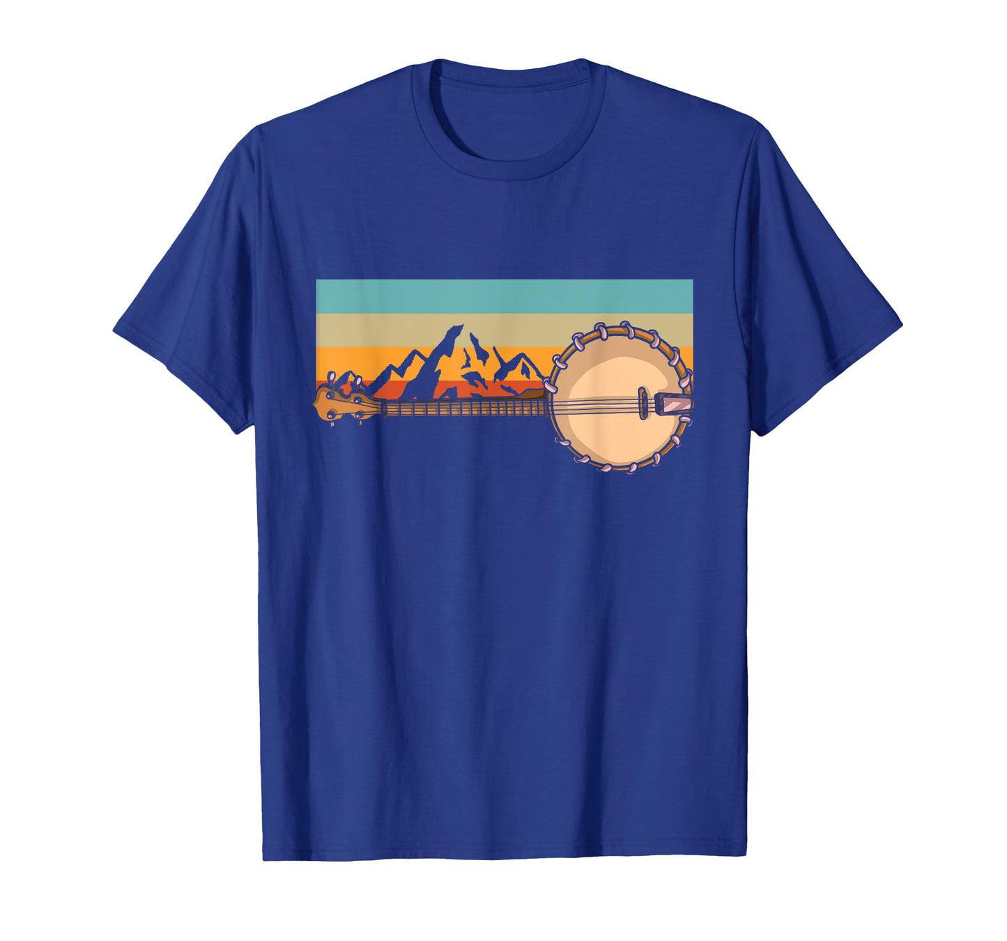 Banjo Tshirt For Men Bluebird Tennesse Mandolin Bluegrass T-Shirt