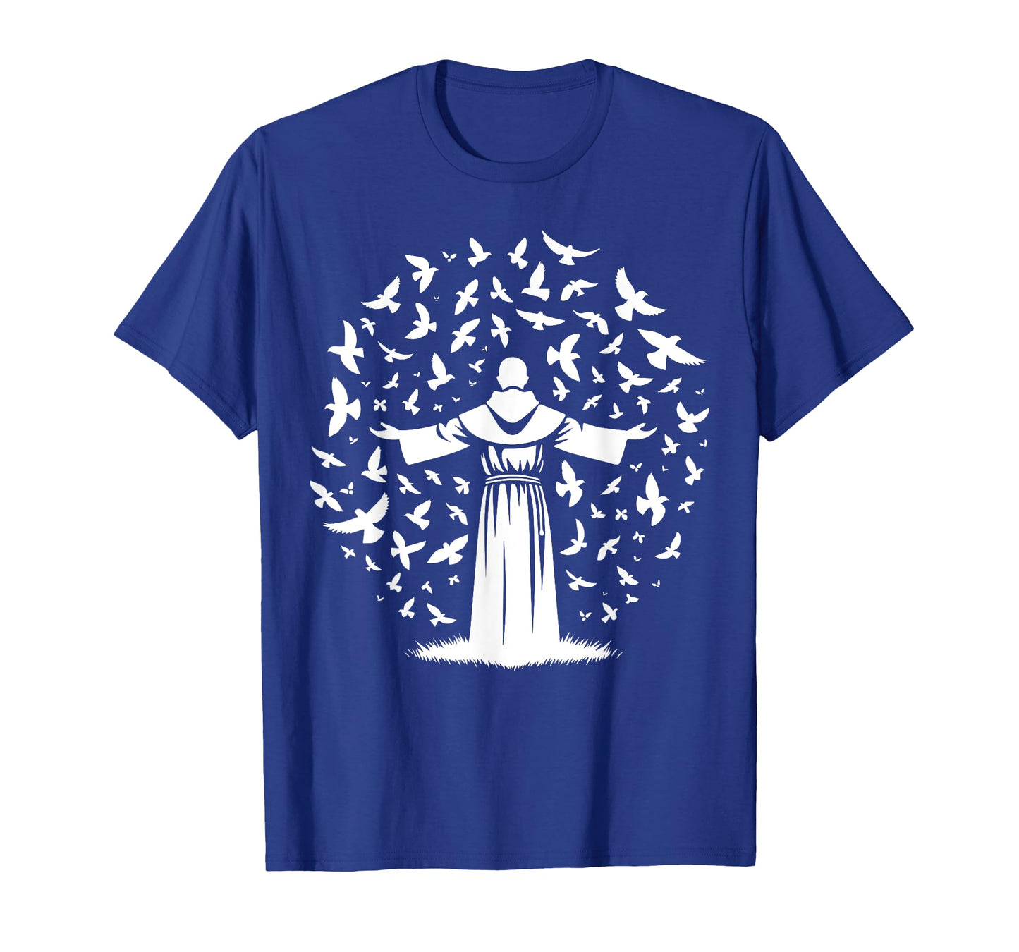St Francis of Assisi Patron Saint of Animals Birds Catholic T-Shirt