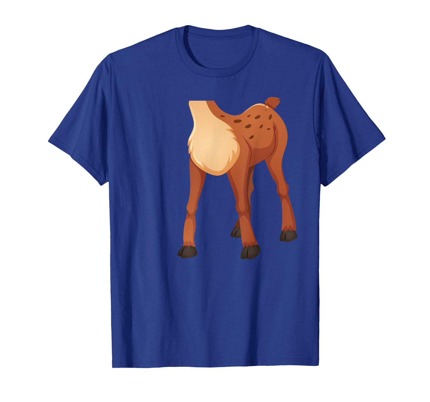 Headless Deer Lazy DIY Halloween Costume Funny Animal Body T-Shirt
