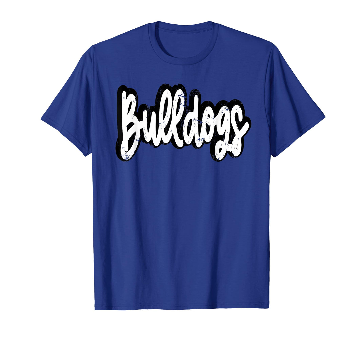 Bulldogs Mascot Retro Back to School Team Spirit T-Shirt