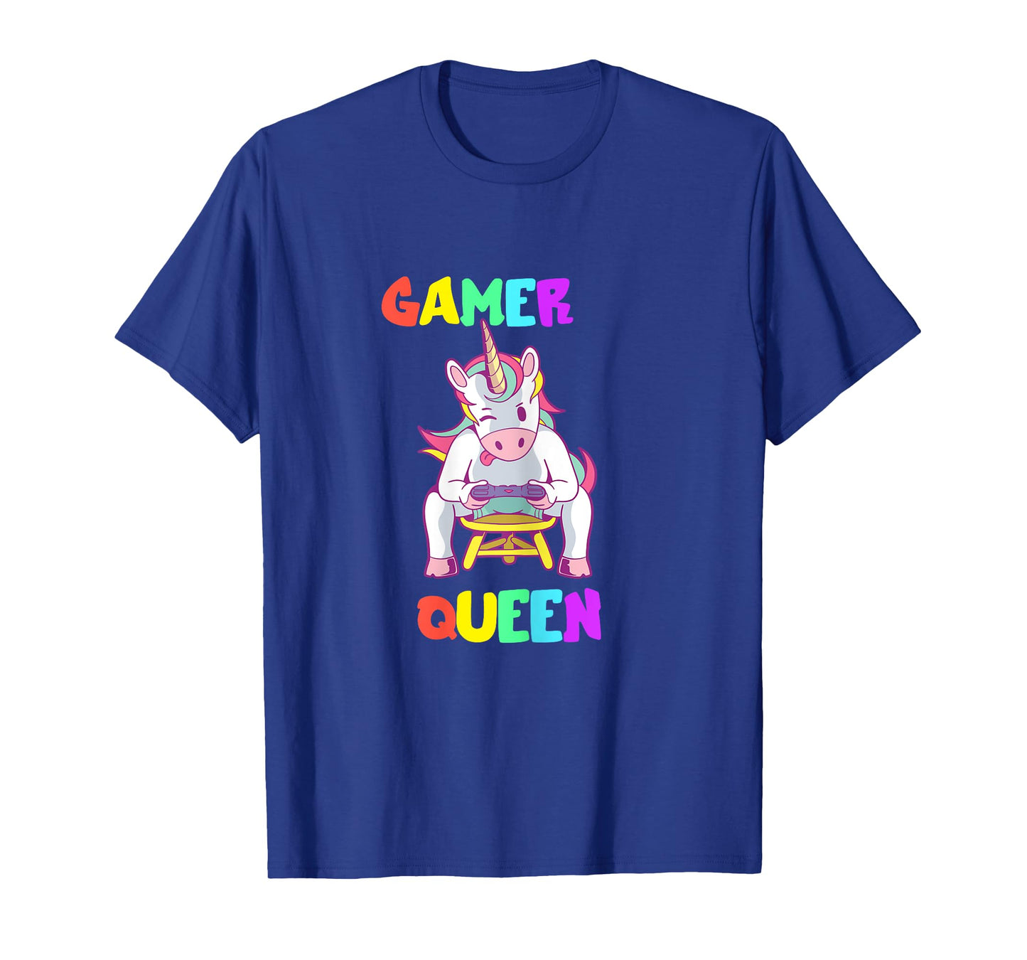 Gamer Queen Gamer Queen Unicorn Gamer Cute Gaming T-Shirt