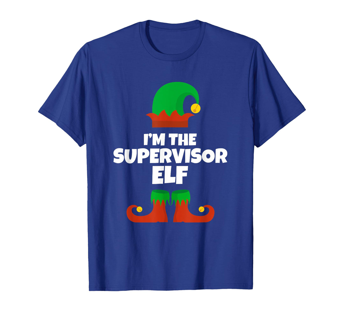 I'm The Supervisor Elf Family Pajama Christmas Funny T-Shirt