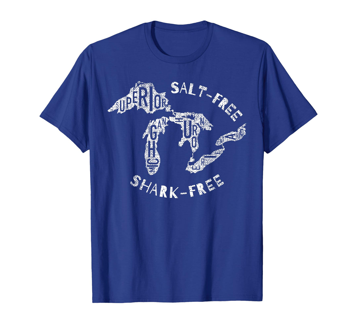 Salt Free Shark Free Great Lakes T-Shirt