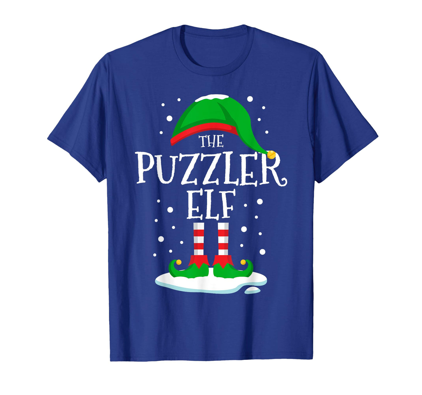 The Puzzler Elf Christmas Family Matching Xmas Group Funny T-Shirt