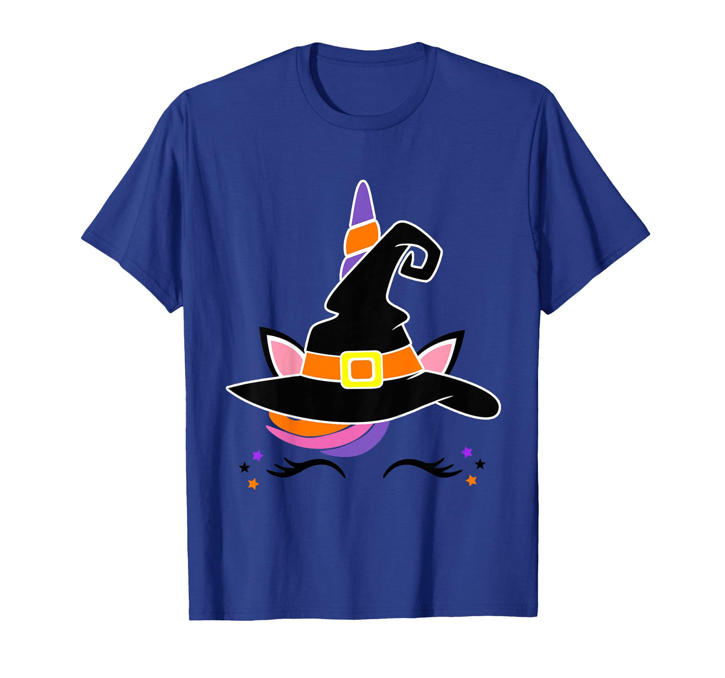Kids Girls Unicorn Witch Baby and Toddler Halloween Witchy T-Shirt