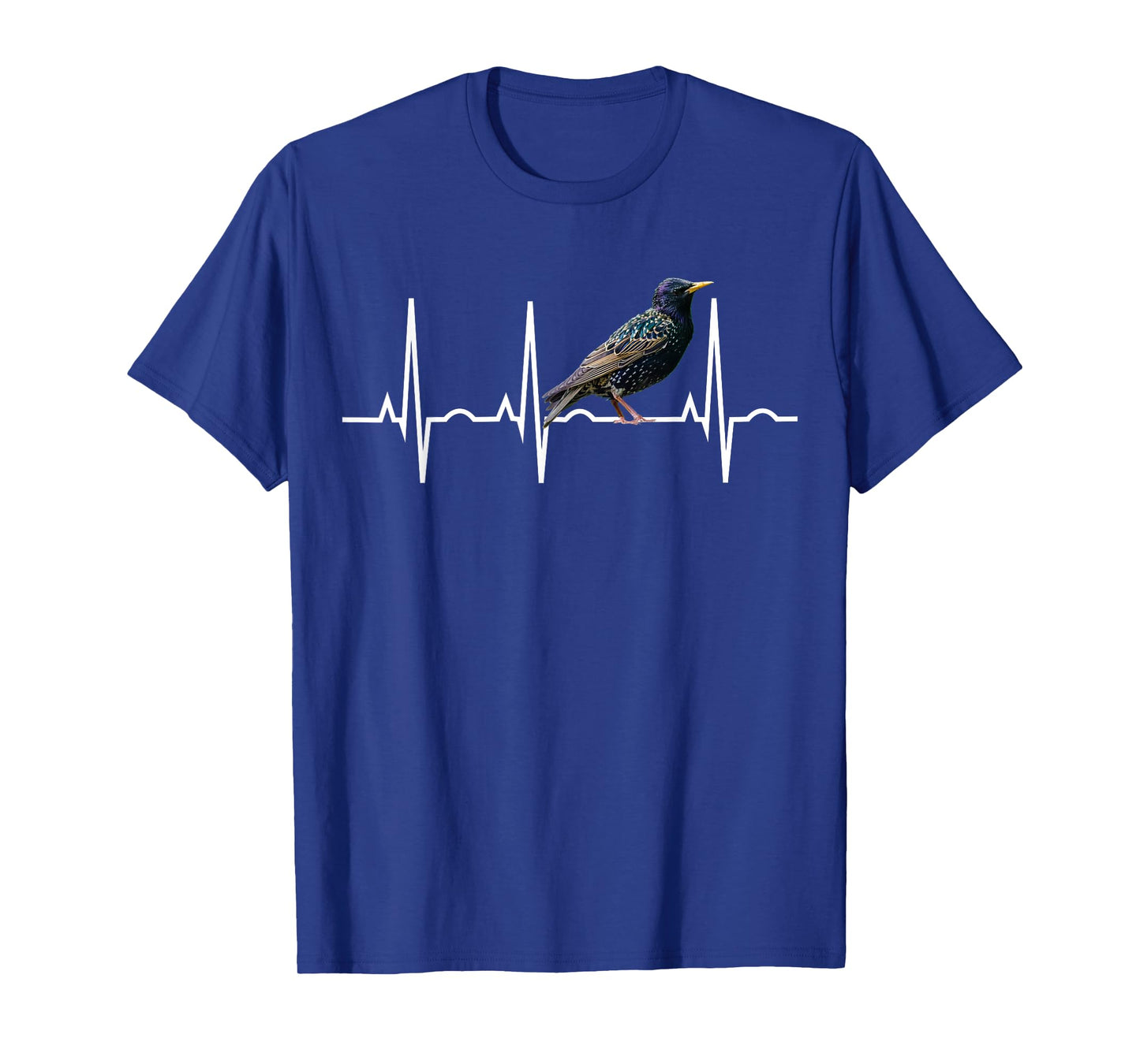 Starling Shirt Birder Heartbeat Starling Bird Lover Gift Tee T-Shirt
