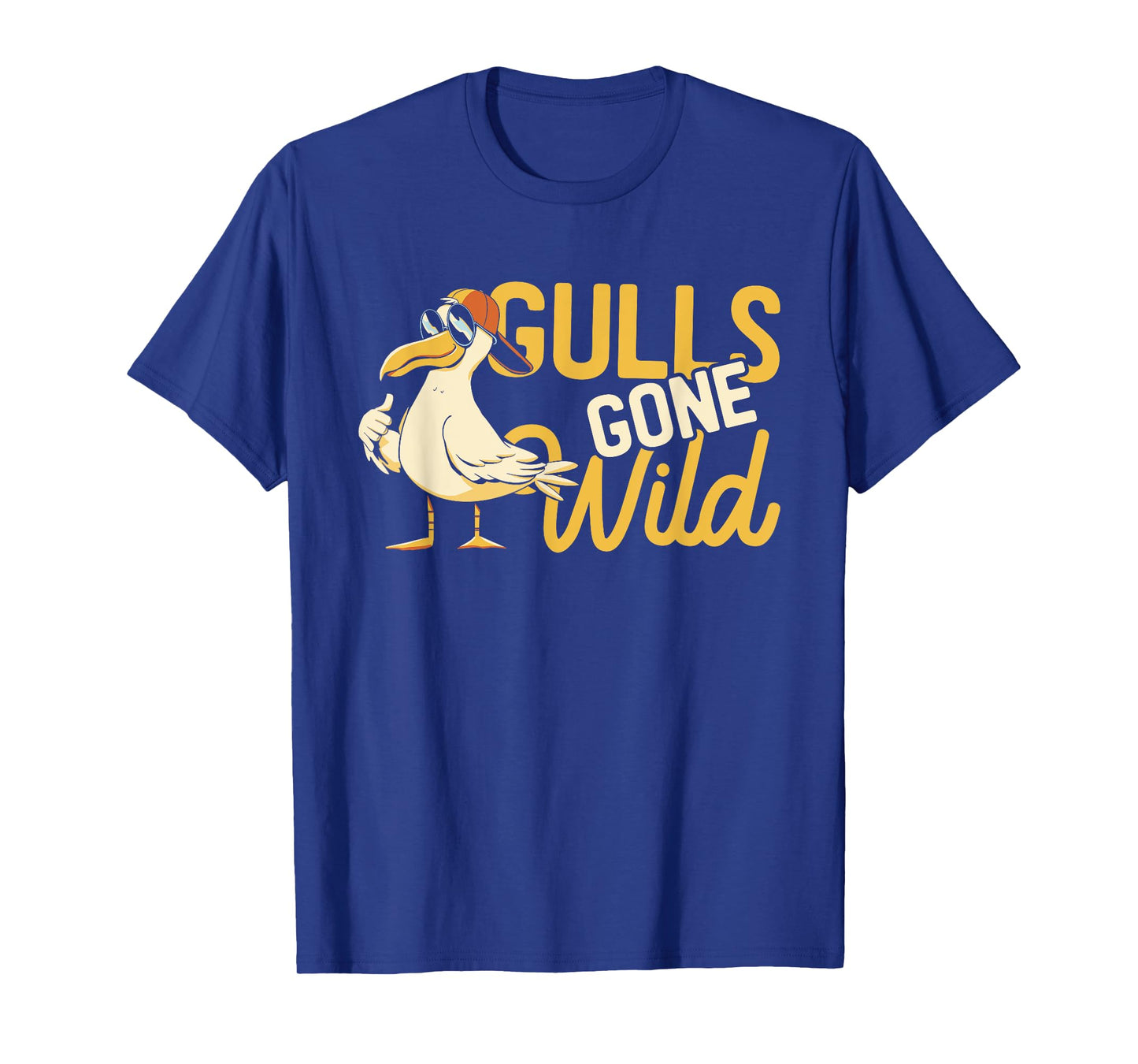Gulls Gone Wild | Funny Seagull | Ocean Birds T-Shirt