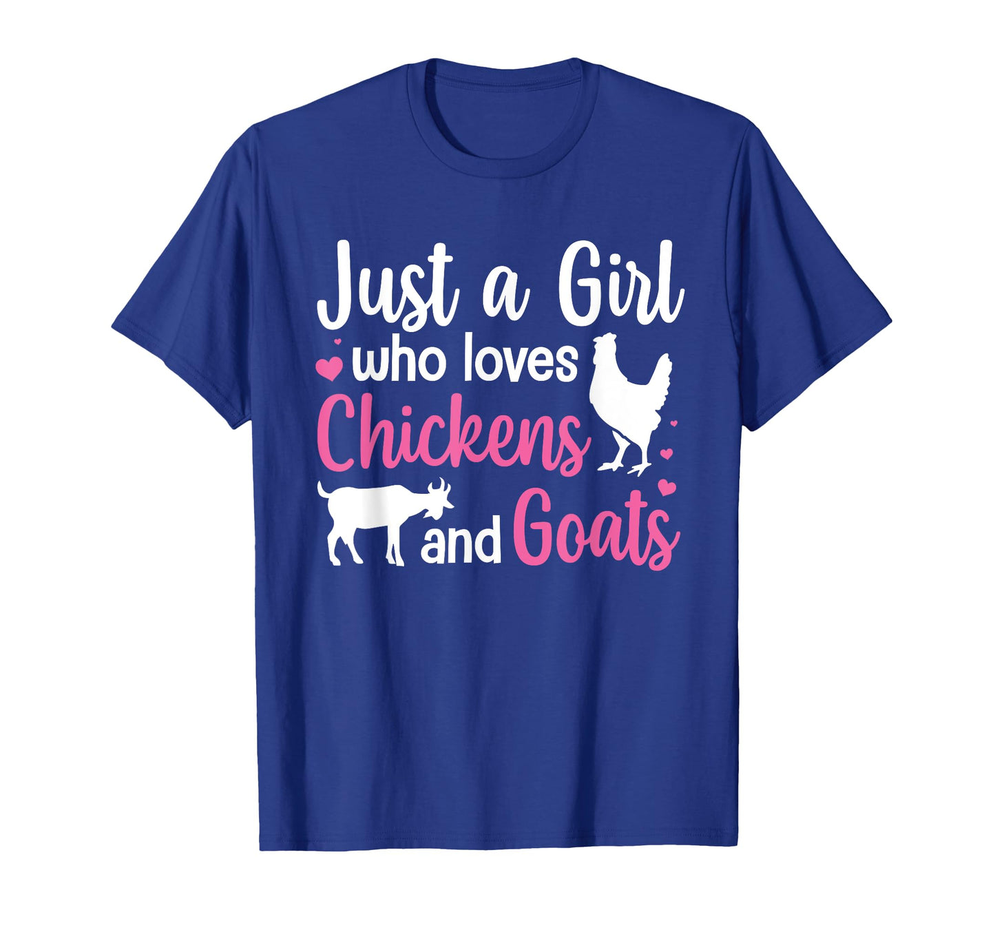 Cool Chicken Goat Design For Women Girls Pygmy Goat Lover T-Shirt
