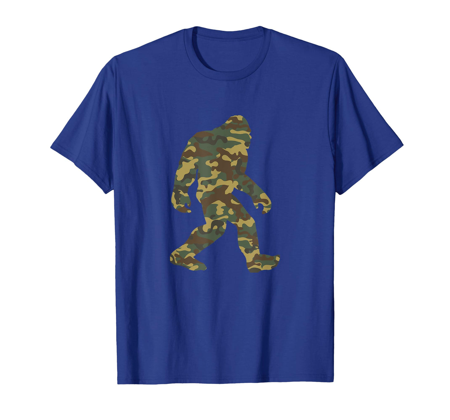 Camouflage Bigfoot Sasquatch Camo Army Pattern Big Foot Tee T-Shirt
