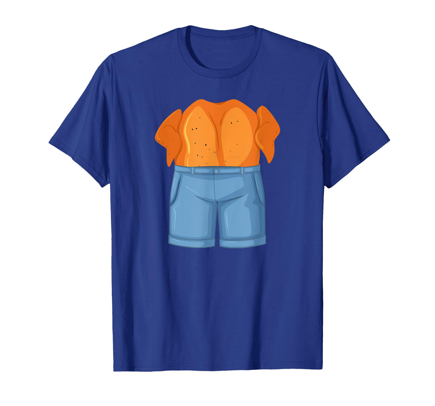 Funny Chicken in Denim Chicken Dream Pun T-Shirt