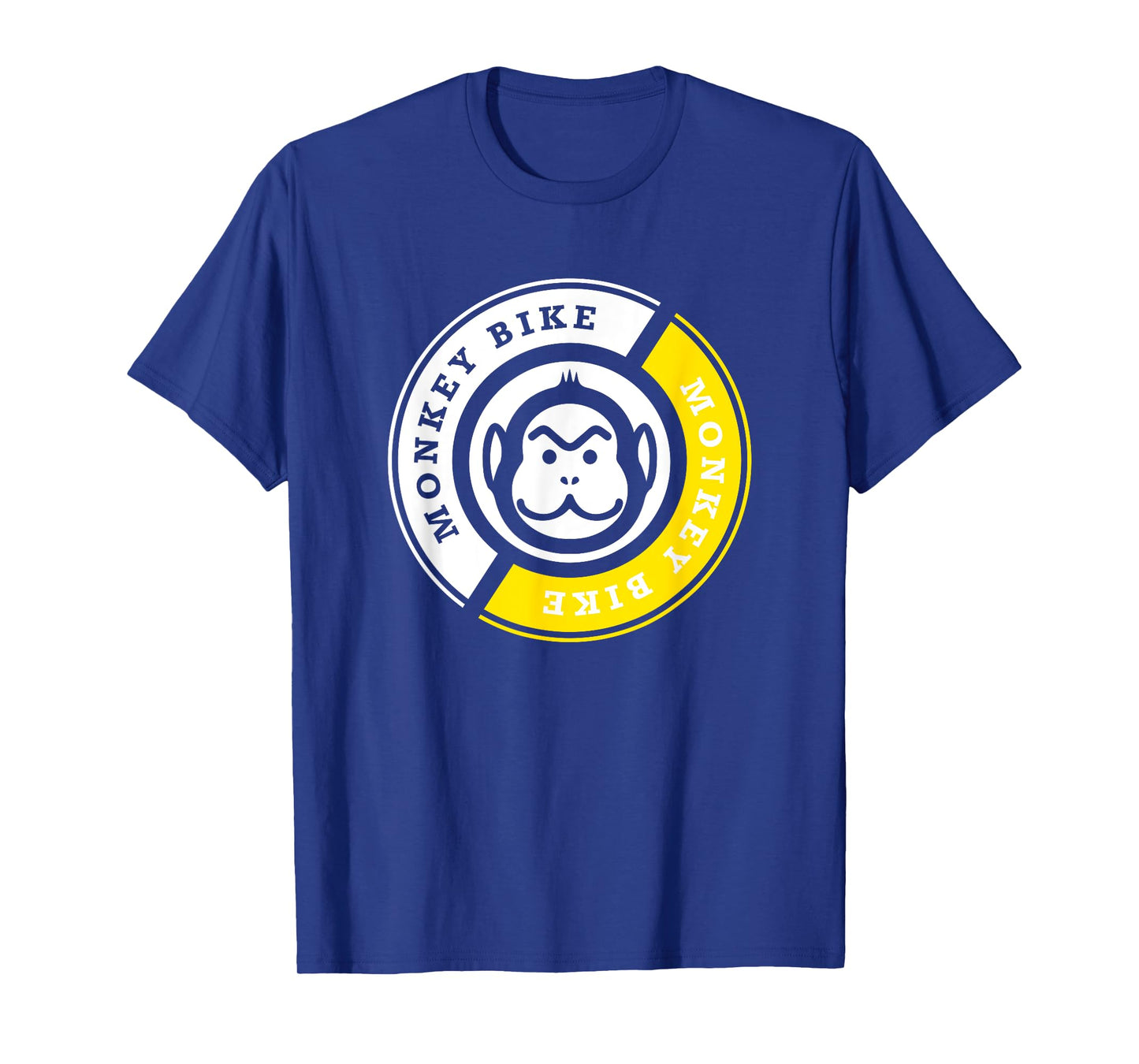 Monkey Bike Yellow Graphic T-Shirt