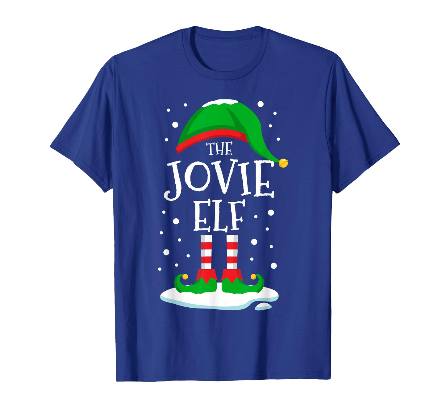 The Jovie Elf Christmas Family Matching Xmas Group Funny T-Shirt