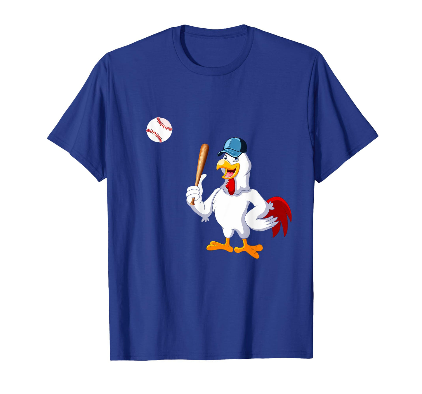 Chicken Playing Baseball Costume Baseball Player Family Kids T-Shirt