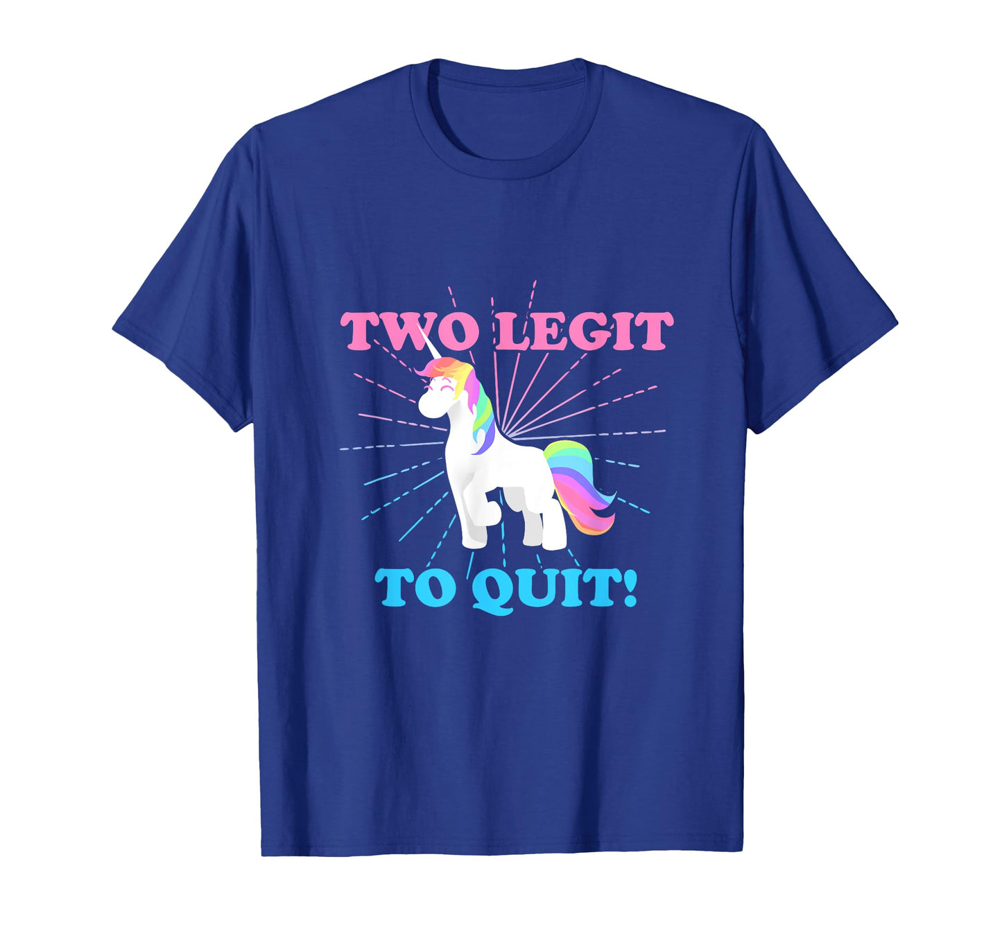 Two legit 2 to quit date of birth gift idea Vintage retro T-Shirt