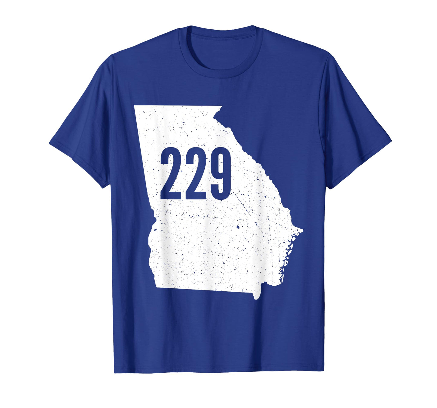229 Georgia Area Code Outline State Southern Pride T-Shirt