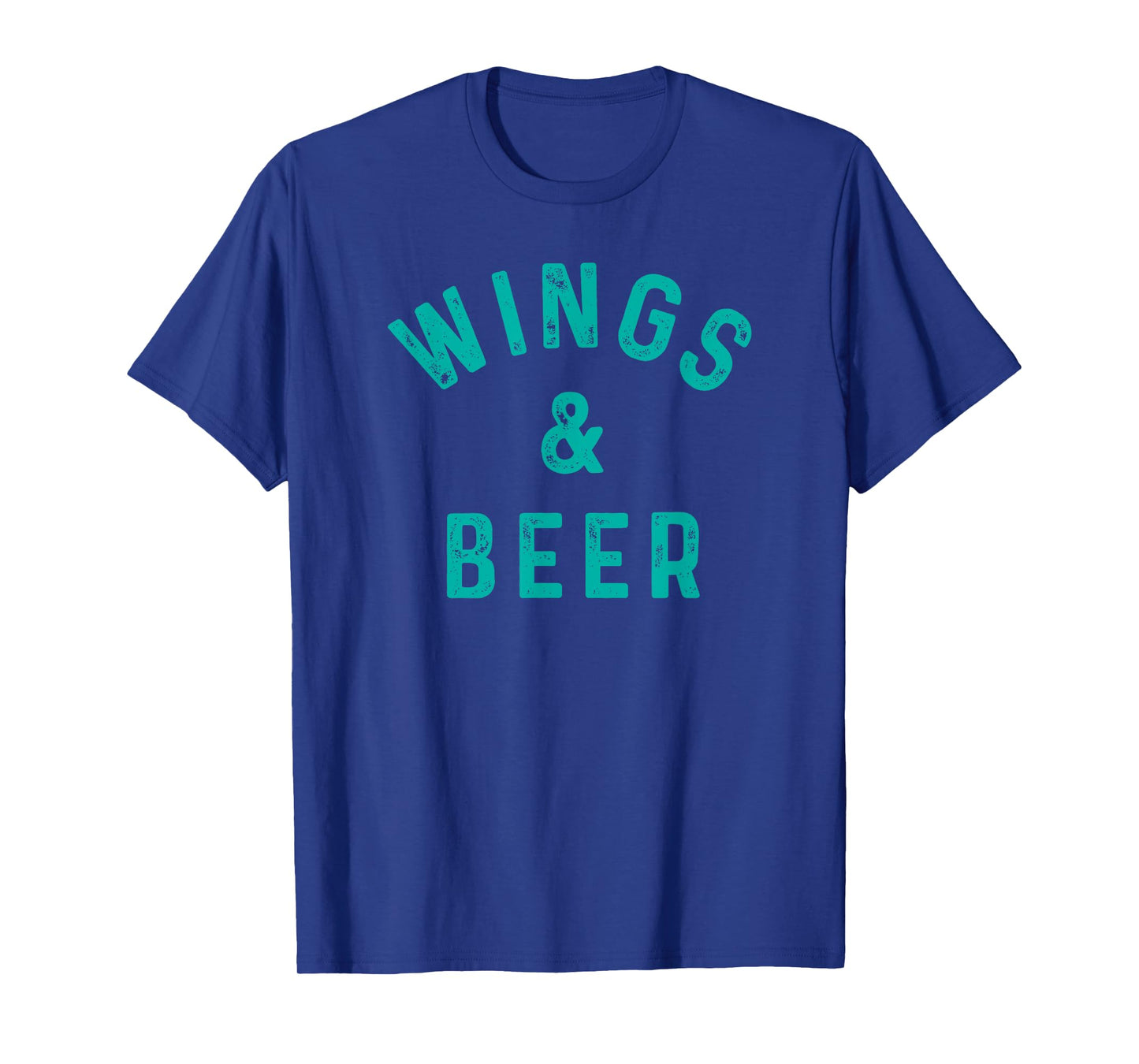 Wings & Beer Funny Buffalo Chicken and Beer Drinker T-Shirt