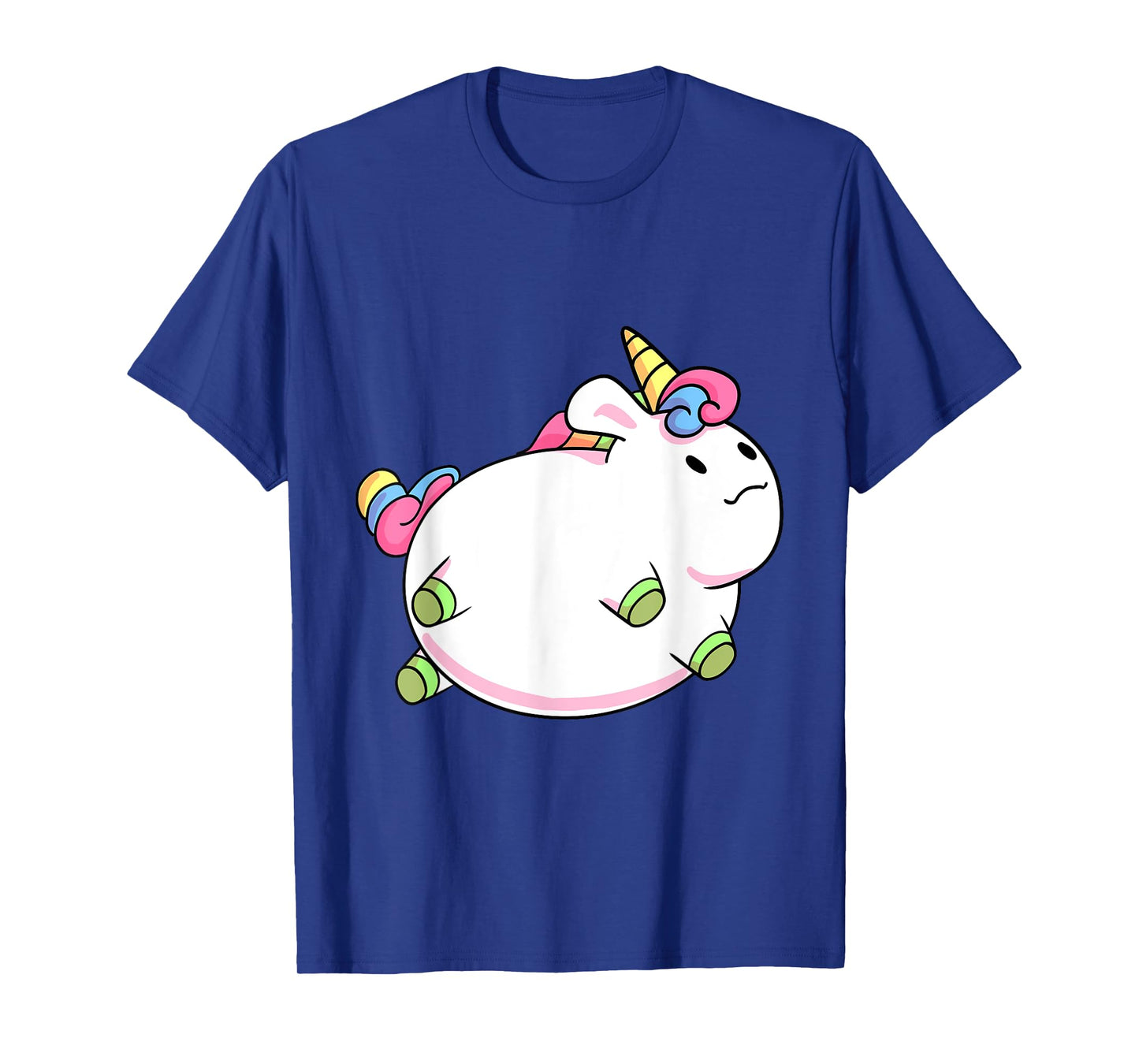 Chubby Unicorn Cute Fluffy Fat Magical Animal Girls Gift T-Shirt