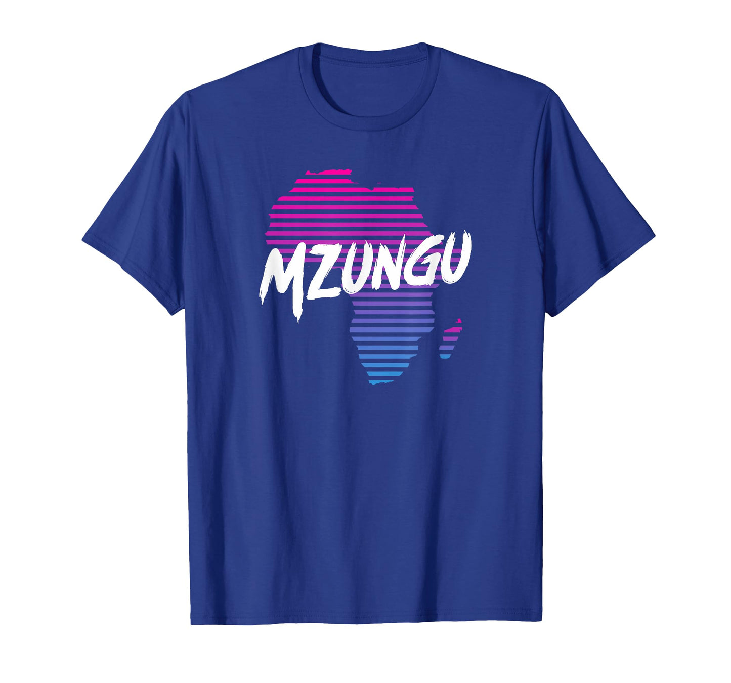 Mzungu Africa Map Vintage Retro T-Shirt T-Shirt
