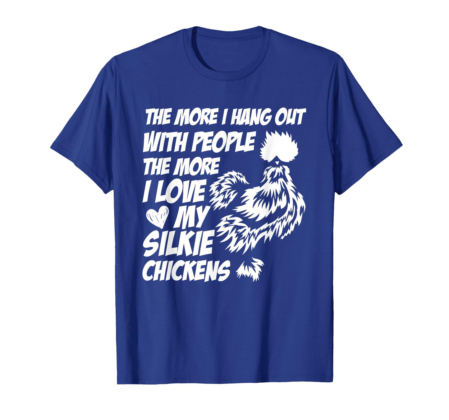 Silky Chicken Fluffy Chinese Silk Chicken Silkie Chicken T-Shirt