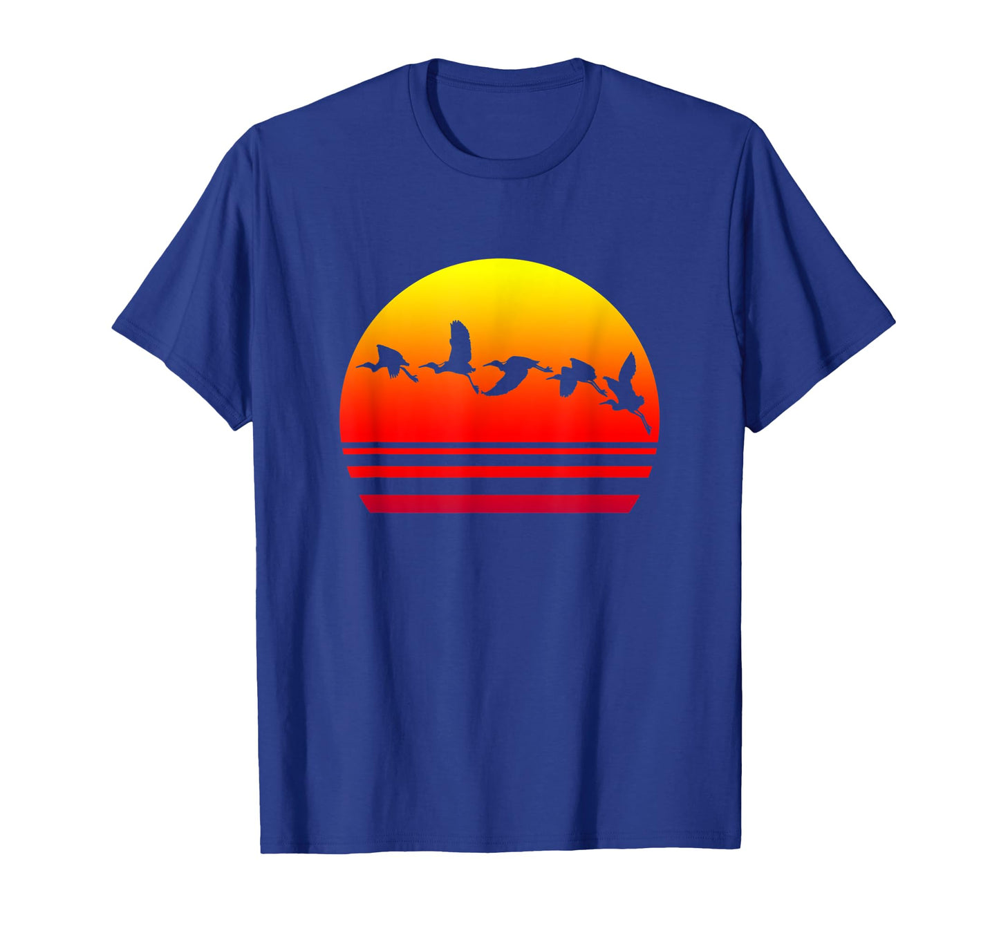 Cranes in the Sunset, Wetlands T-Shirt