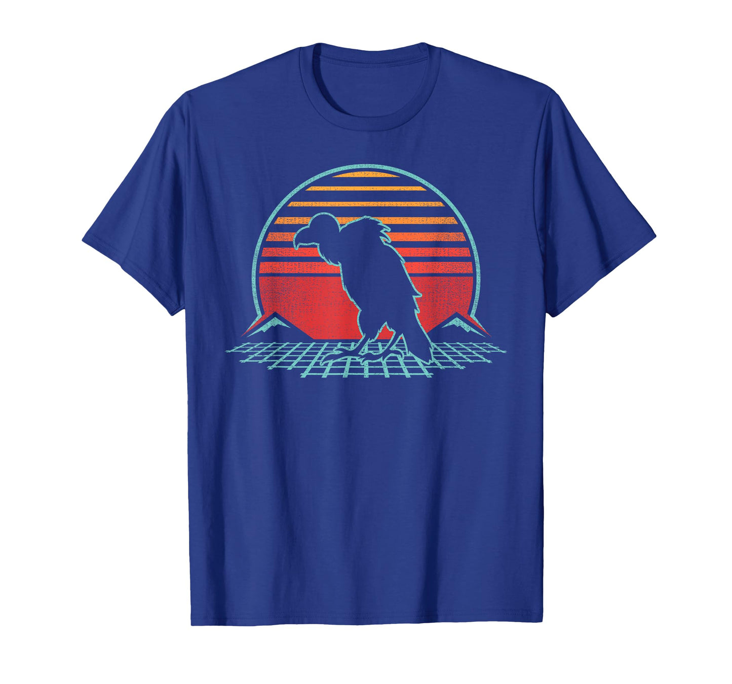 Vulture Lover Bird Animal Retro Vintage 80s Style T-Shirt