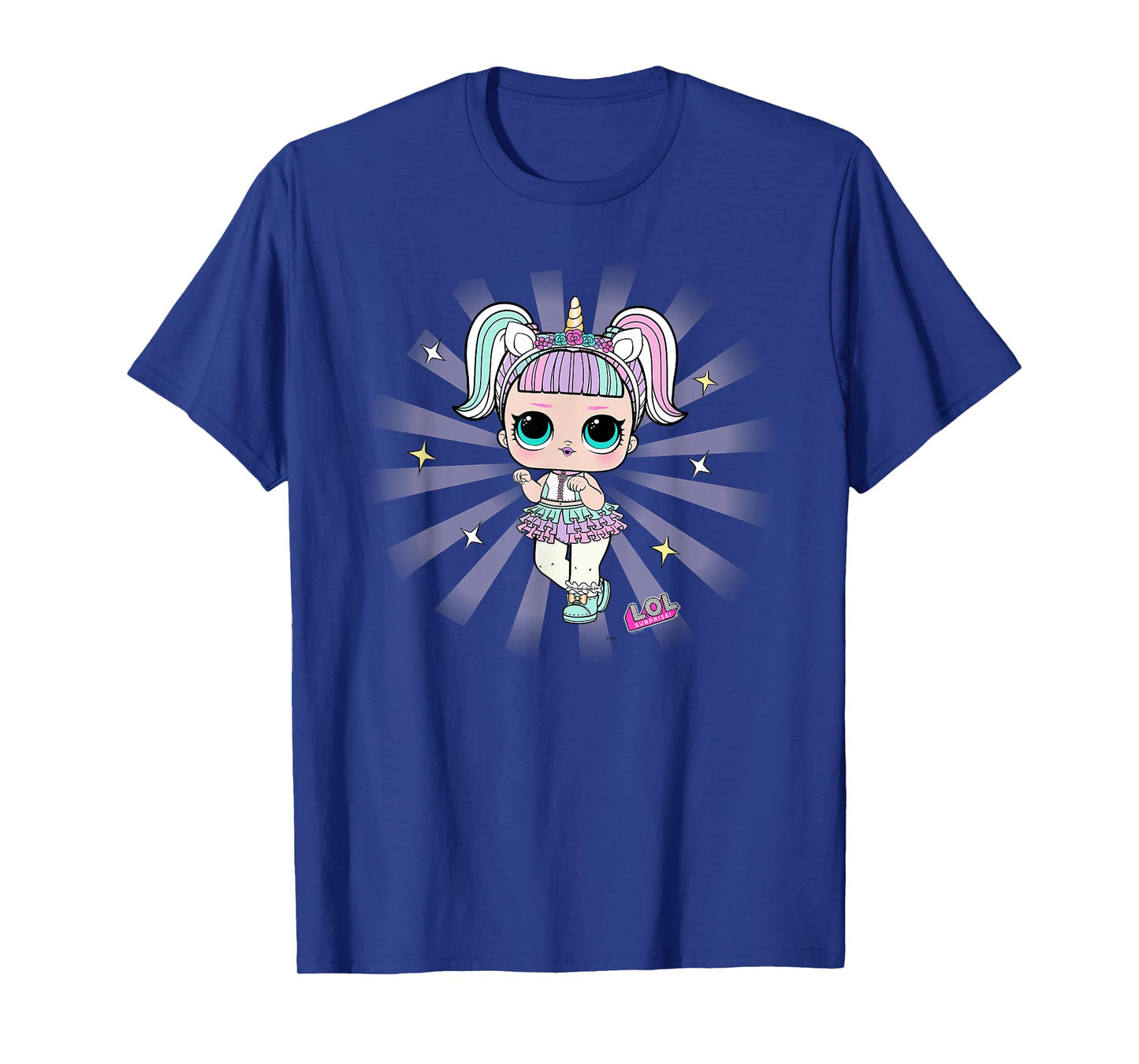 L.O.L. Surprise! Unicorn Doll Purple Spotlight Sparkles T-Shirt