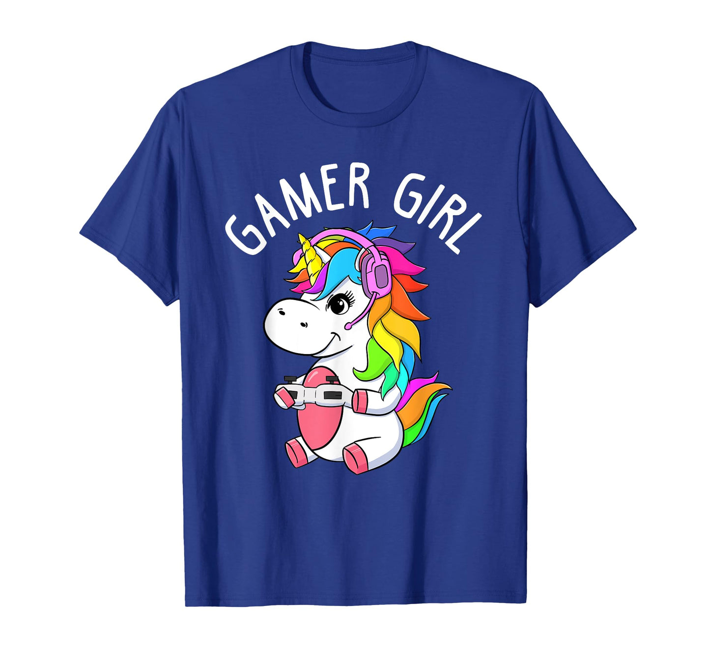 Gamer Girl Gaming Unicorn Cute Video Game Gift Women Girls T-Shirt