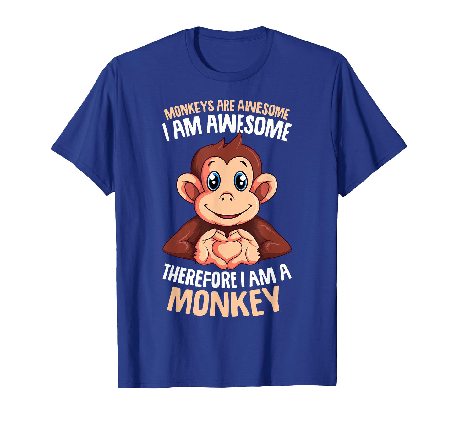 Monkeys Are Awesome Monkey Boys Girls Kids T-Shirt