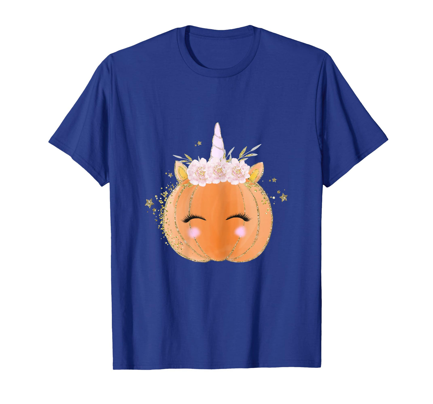 Unicorn Pumpkin Costume Halloween Gift Girls Kid Women Men T-Shirt