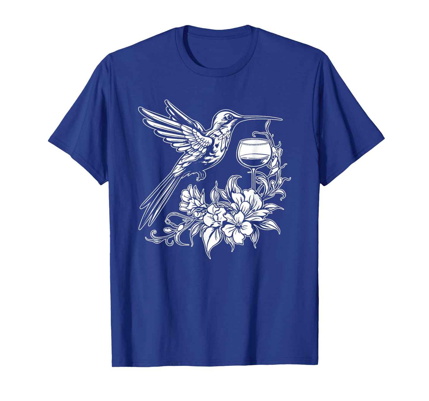 Hummingbird Ornithology Birds Nature Hummingbird Wine Glass T-Shirt