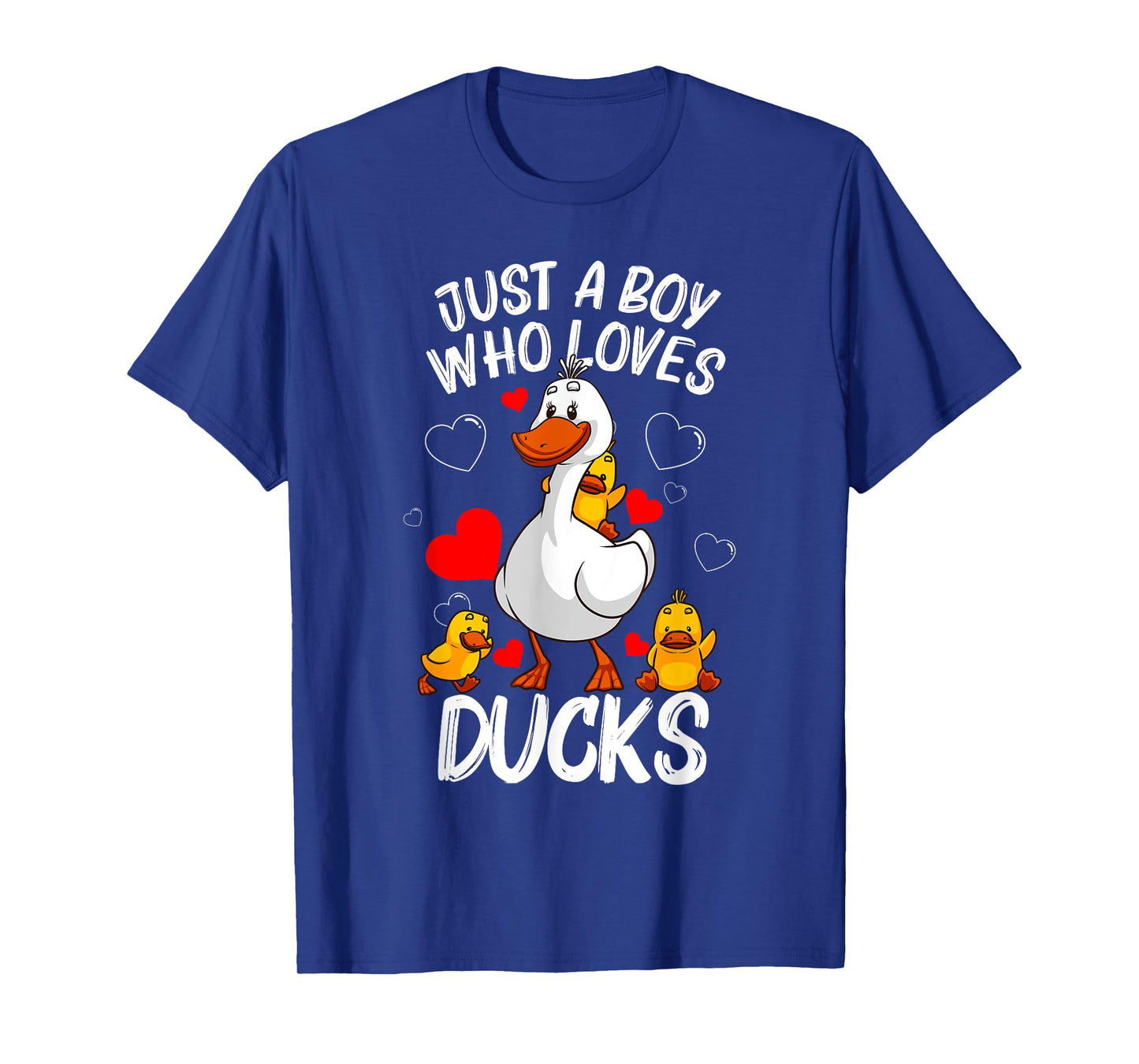 Funny Duck Gift For Boys Kids Waterfowl Aquatic Birds Lovers T-Shirt