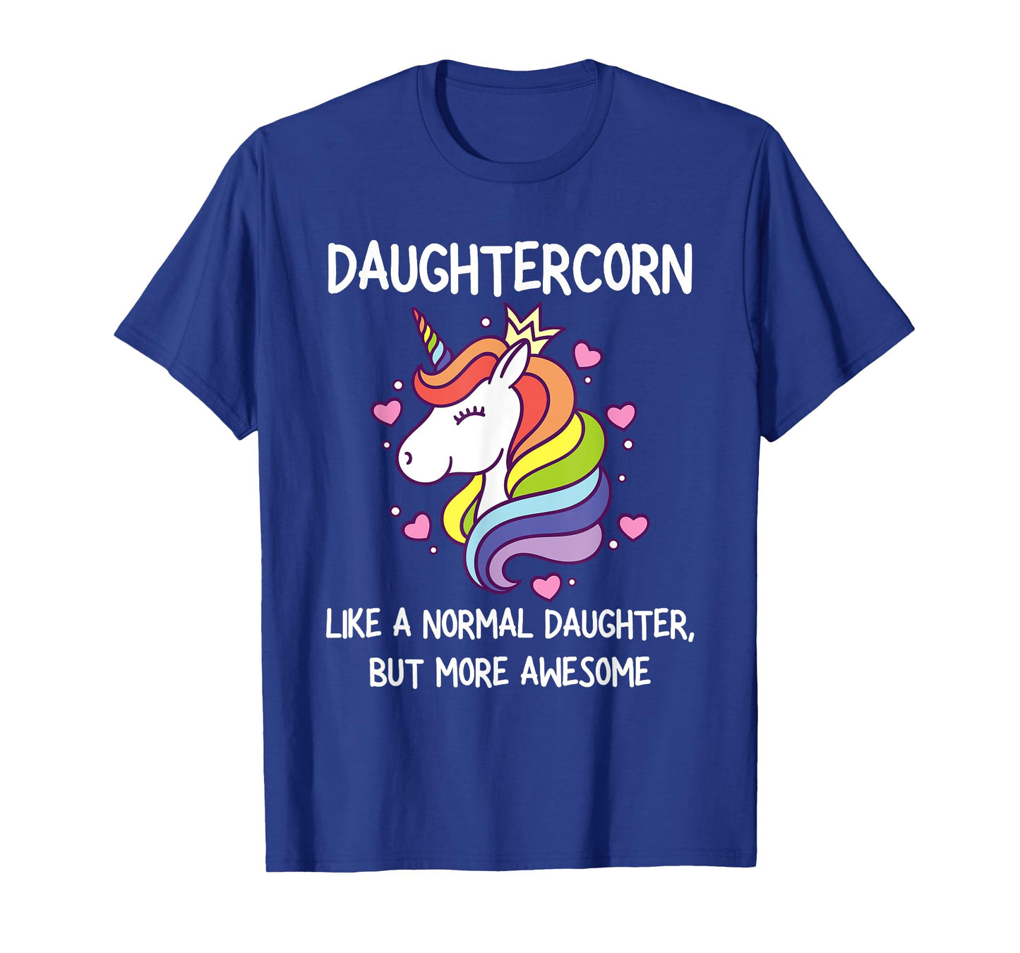 Womens Funny Daughtercorn Unicorn Costume Daughter T-Shirt