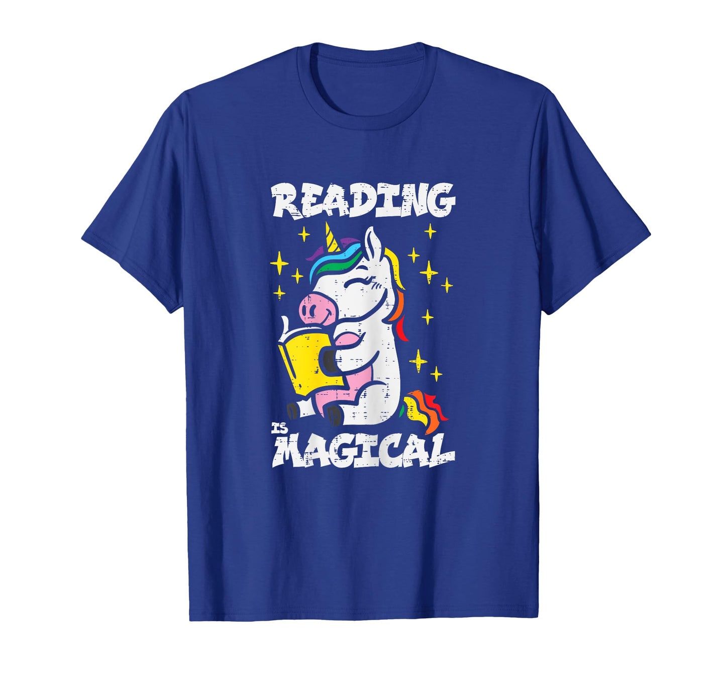 Unicorn Reading Magical Book Lover Bookworm Girls Librarian T-Shirt