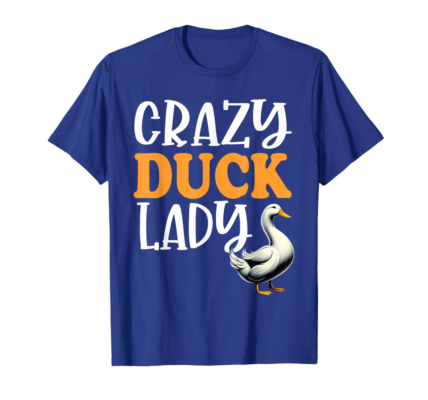 Crazy Duck Lady Funny Duck Lover Gifts for Girls Women Ducks T-Shirt