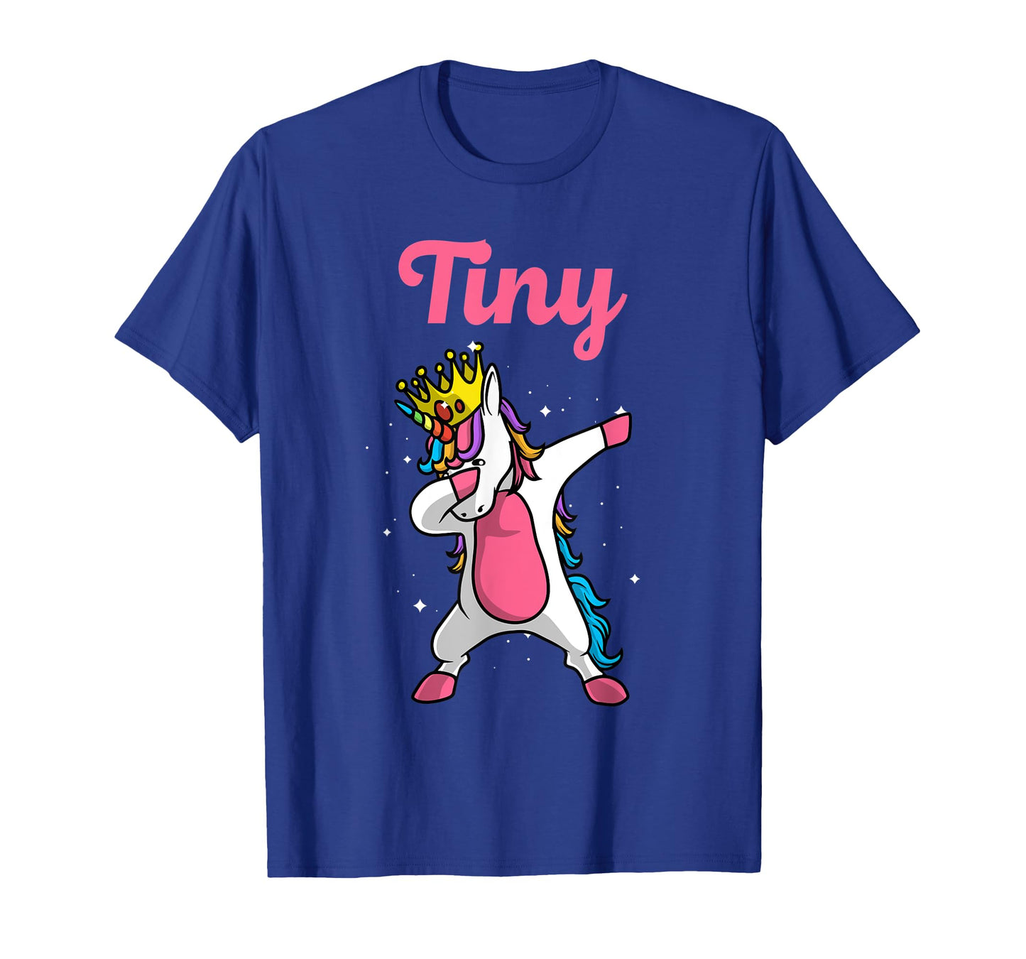 TINY Name Personalized Birthday Dabbing Unicorn Queen T-Shirt